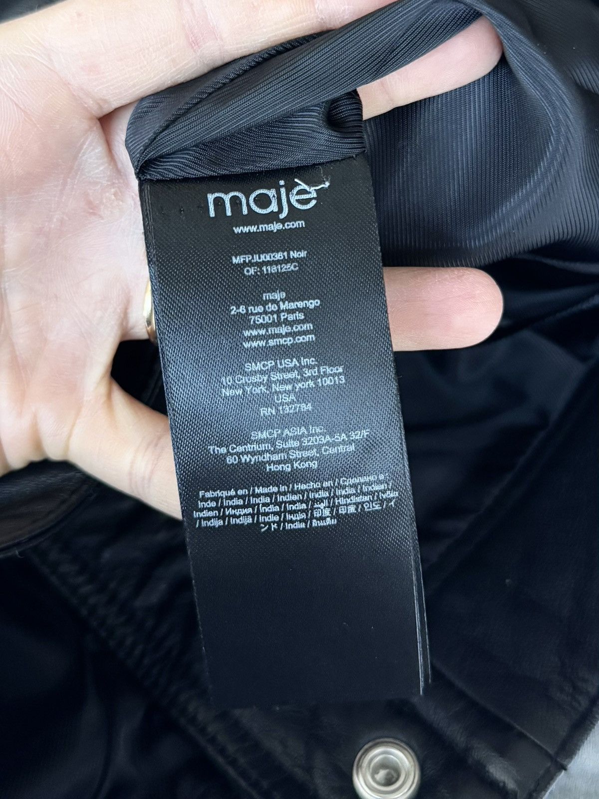 Maje Brand new with tags Maje leather skirt Size 26" / US 2 / IT 38 - 4 Thumbnail