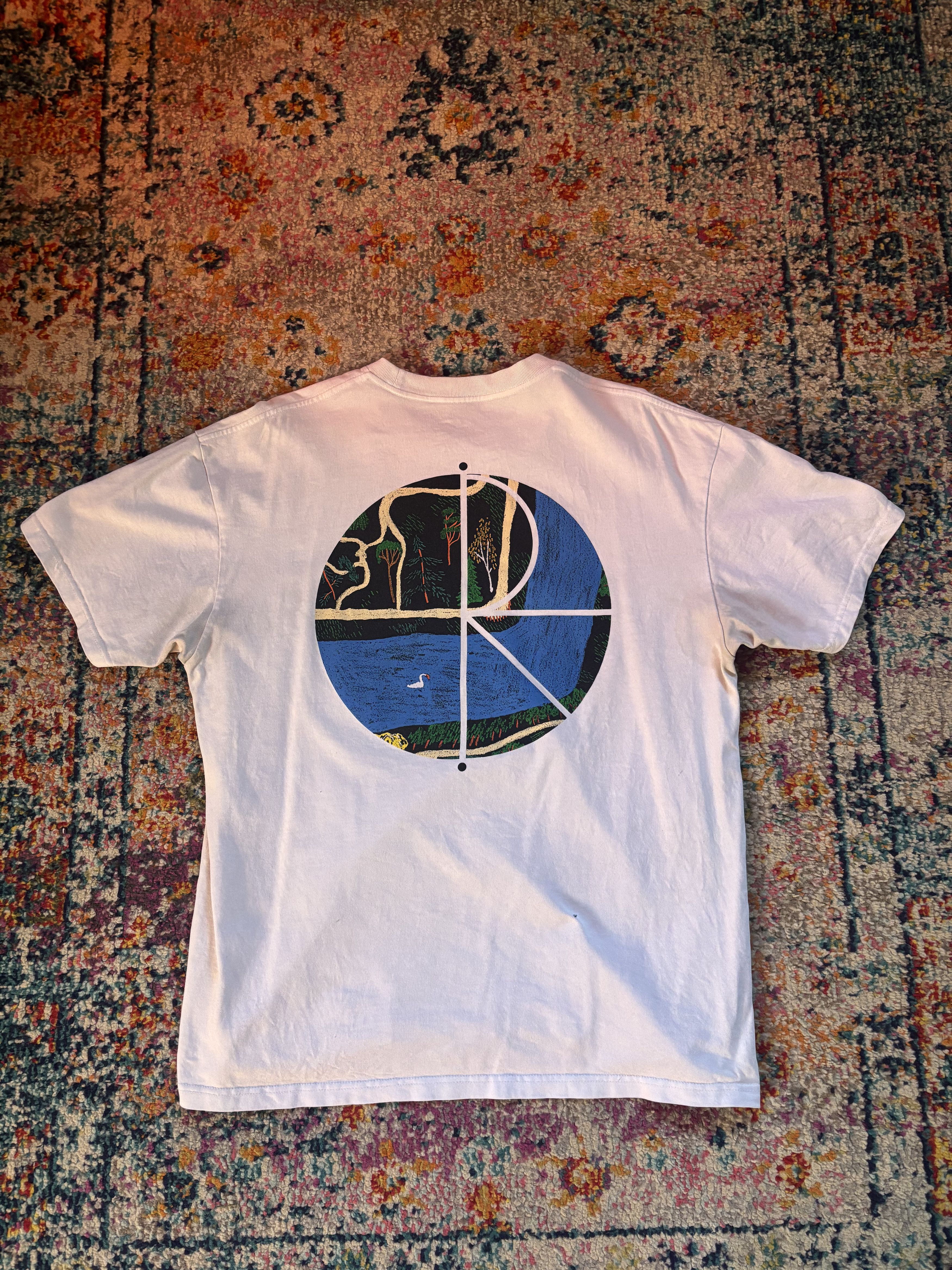 Polar Skate Co. Polar Skate Co. Stroke Logo Shirt White – Size Large Size US L / EU 52-54 / 3 - 1 Thumbnail