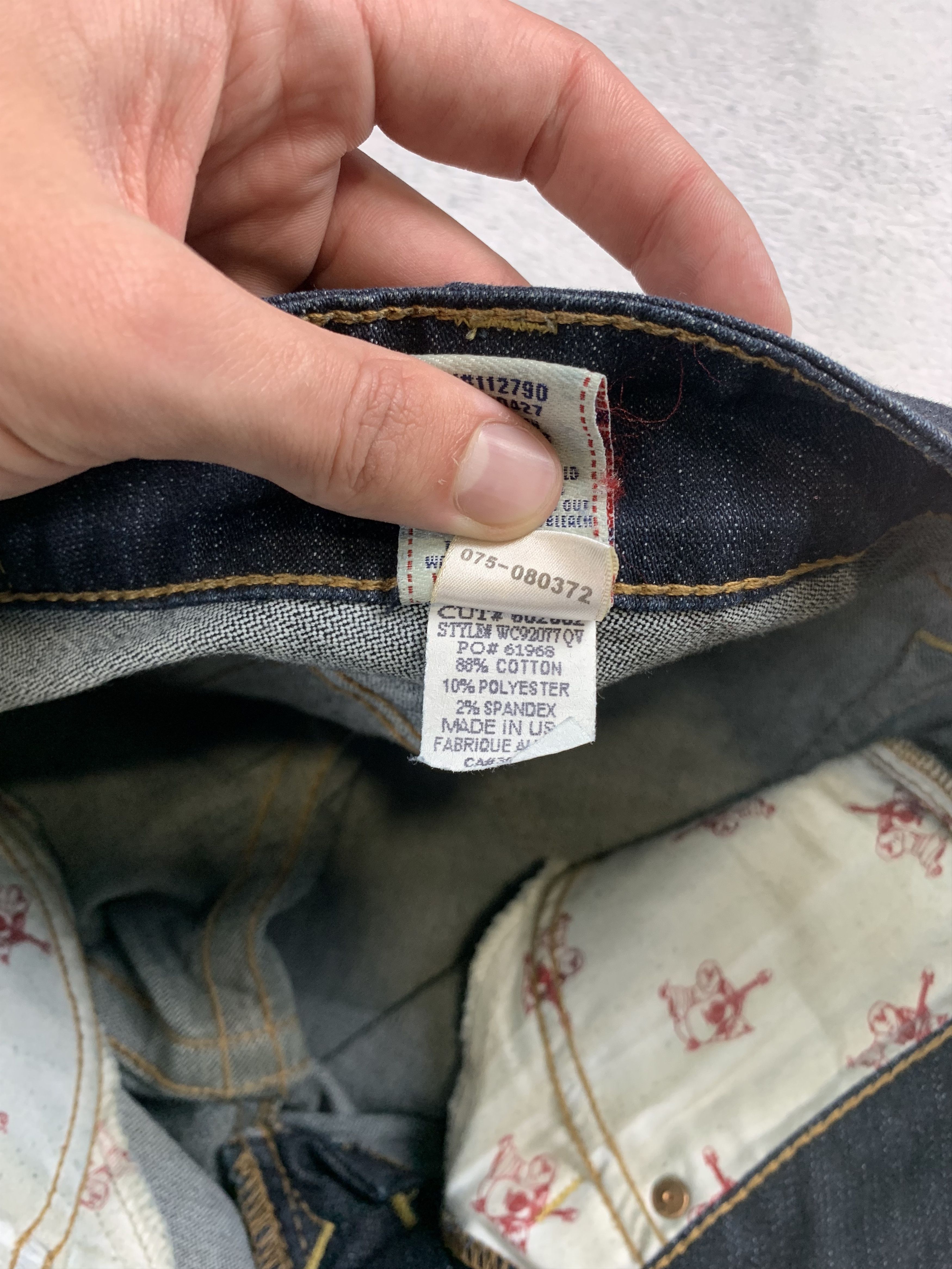 Japanese Brand × True Religion × Vintage Vintage True Religion jeans Size 27" / US 4 / IT 40 - 9 Thumbnail