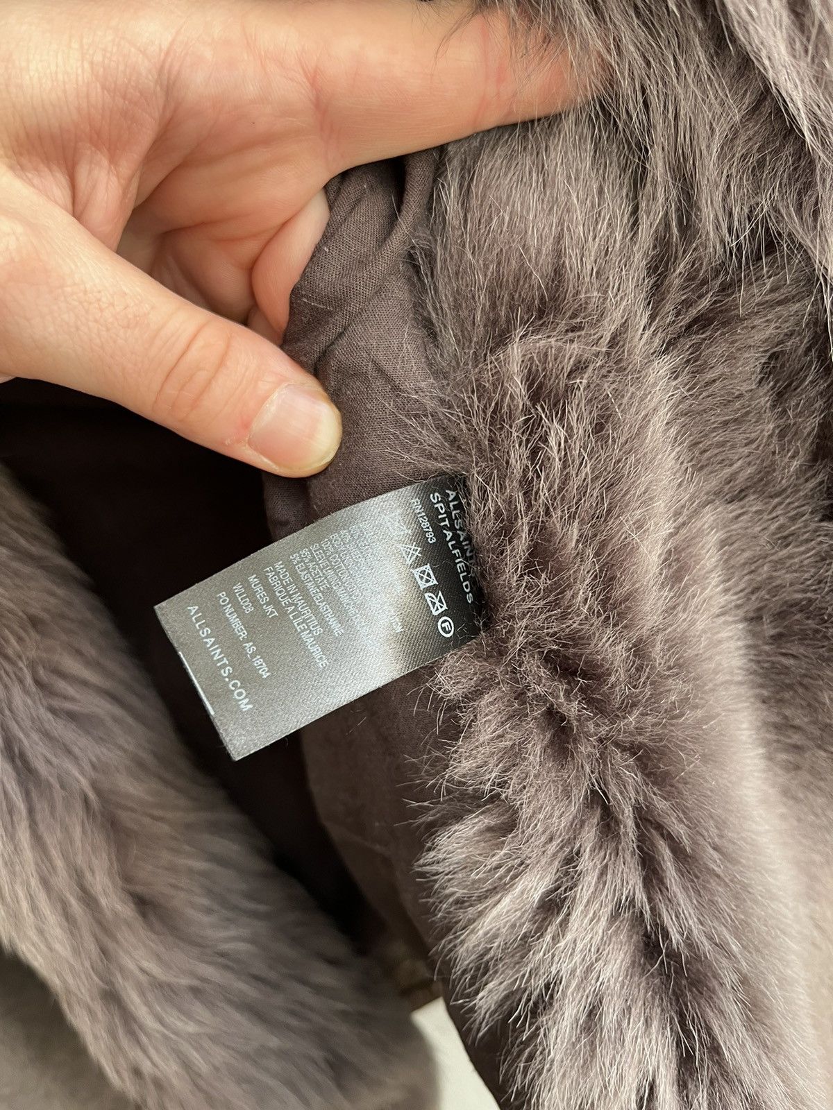 Allsaints × Hysteric Glamour AllSaints MURES Sheepskin Shearling Leather Jacket Size M / US 6-8 / IT 42-44 - 15 Thumbnail