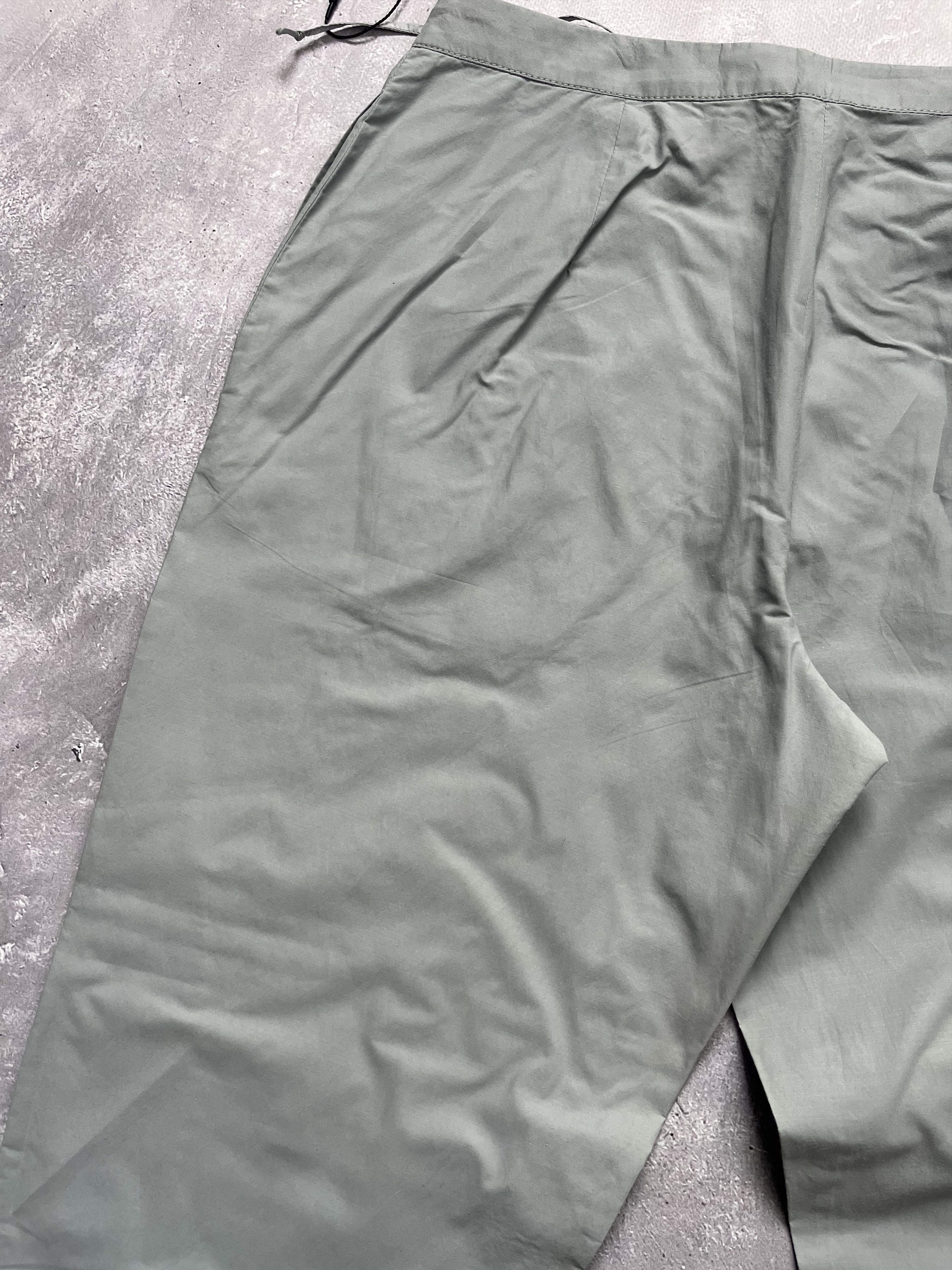 Prada Prada Lightweight Pants Cotton Nylon Gray Red Tab Size 28" / US 6 / IT 42 - 13 Thumbnail