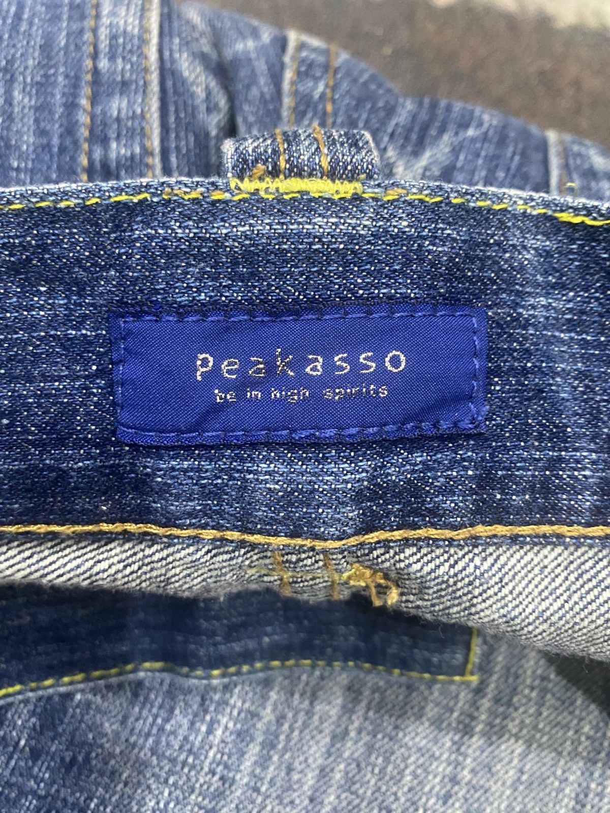 If Only Was True × Japanese Brand Rare PEAKASSO spike skinny jeans Size 30" / US 8 / IT 44 - 15 Thumbnail