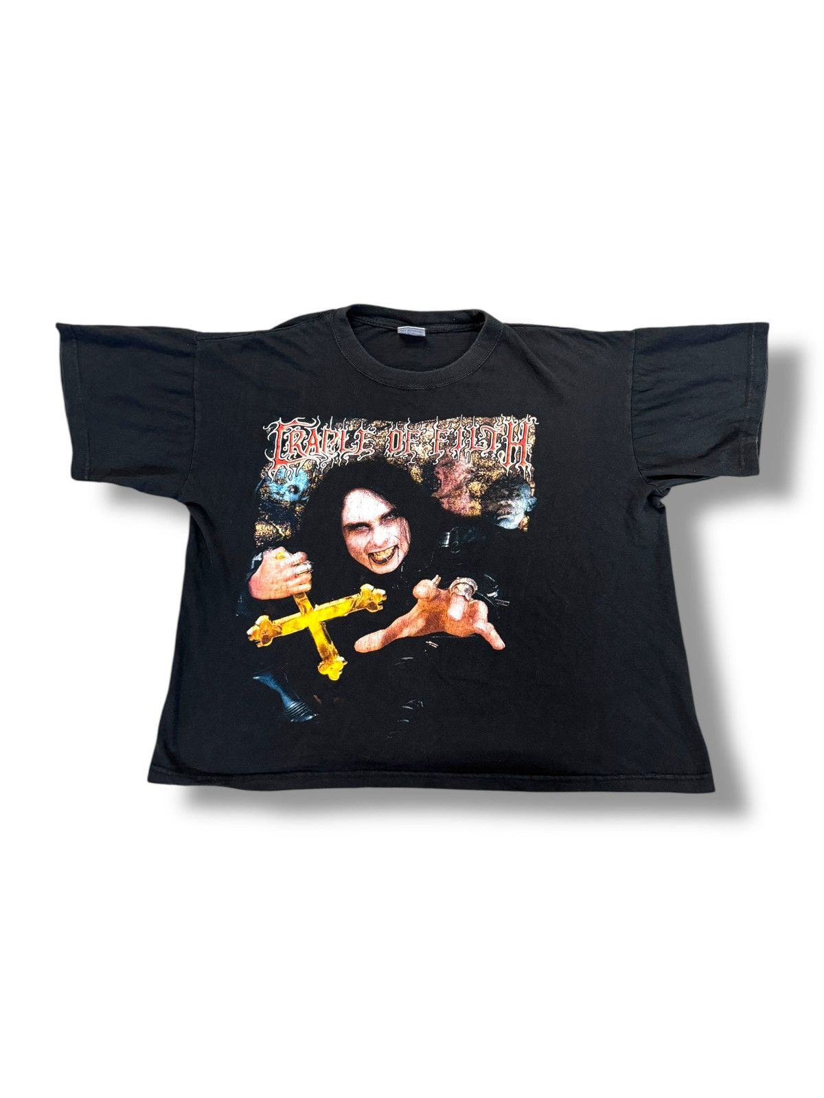 Band Tees *RARE* CRADLE OF FILTH VINTAGE BLACK METAL GOD BOXY TEE Size US XXL / EU 58 / 5 - 1 Thumbnail