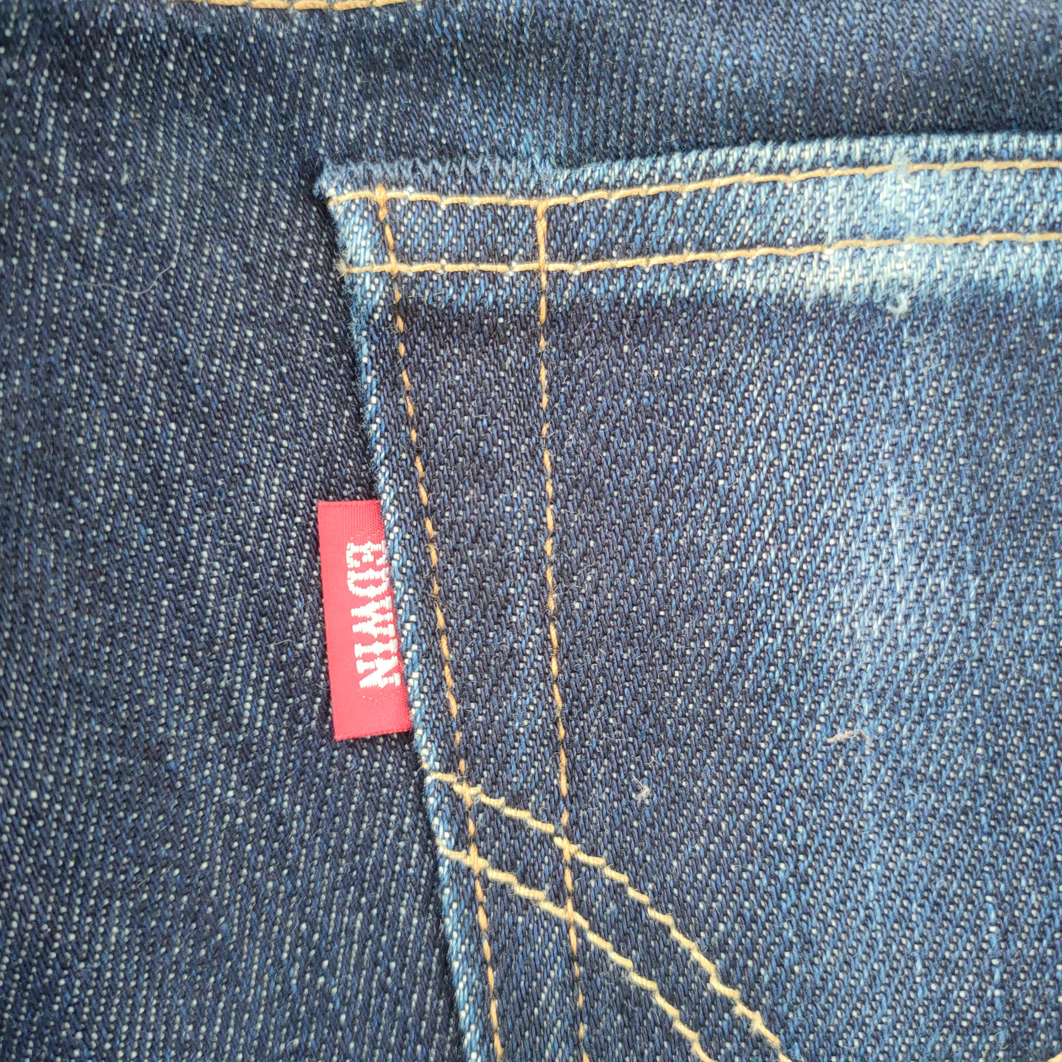 Edwin × Jean × Vintage W34 VINTAGE EDWIN RIPPED JEANS DENIM PANTS Size US 34 / EU 50 - 12 Thumbnail