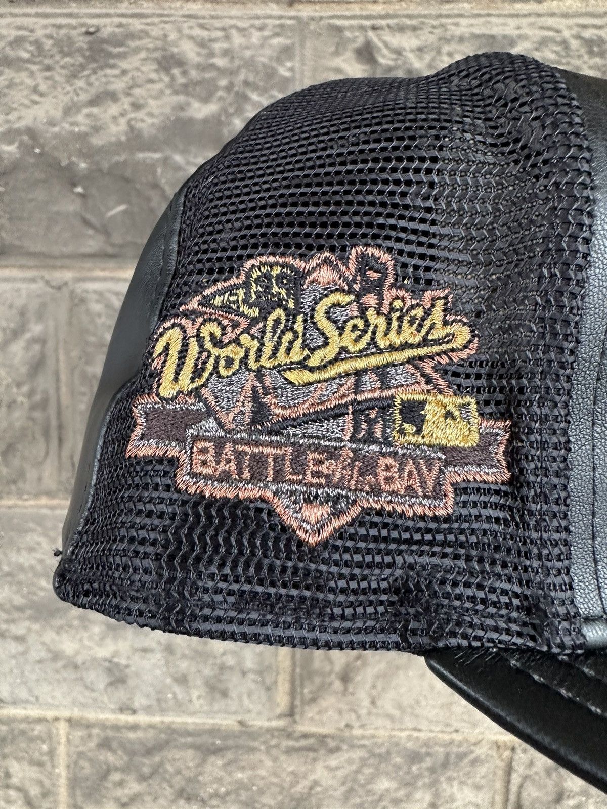 MLB × New Era × Supreme 7 3/8 OAKLAND ATHLETICS BATTLE OF THE BAY TRUCKER HAT Size ONE SIZE - 3 Thumbnail