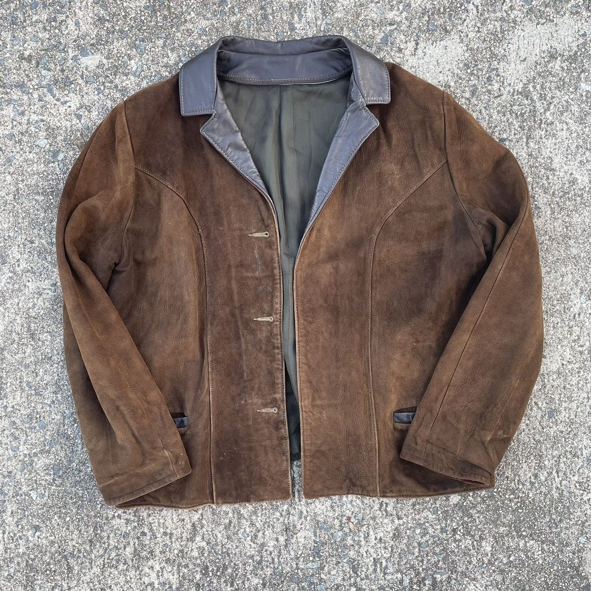 Vintage Vintage Womens Leather Jacker Size M / US 6-8 / IT 42-44 - 1 Thumbnail
