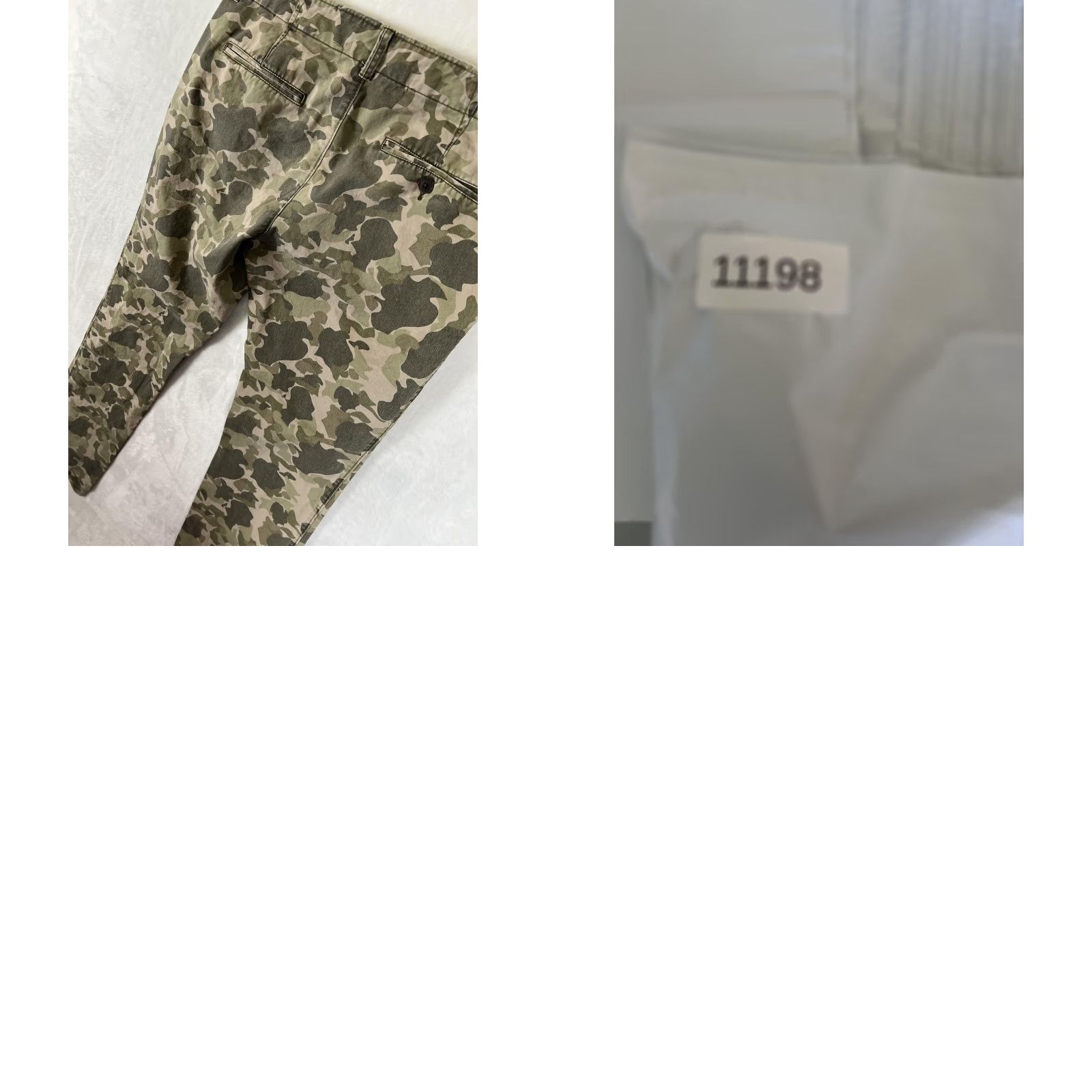 Aeropostale VINTAGE Aeropostale Pants Mens 34x32 Green Camo Slim Straight Chino Cotton Casual Size US 34 / EU 50 - 8 Thumbnail