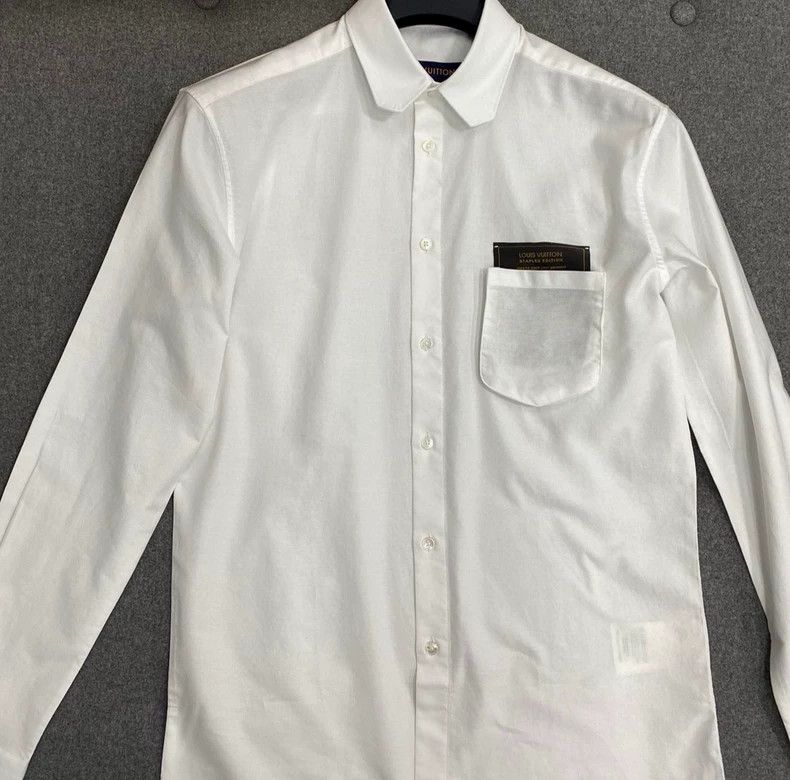 Louis Vuitton LOUIS VUITTON white shirt 2501-Nextarrow Size US M / EU 48-50 / 2 - 1 Thumbnail