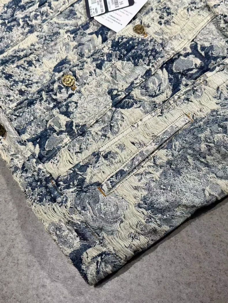 Louis Vuitton Louis Vuitton Show style plant flower destruction denim ja Size US XL / EU 56 / 4 - 3 Thumbnail