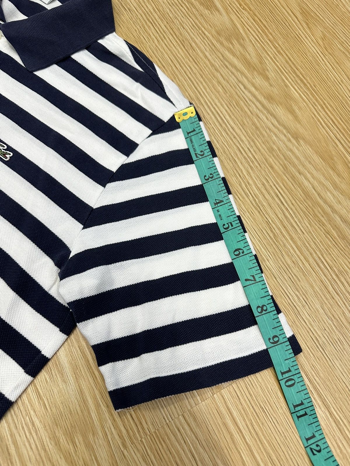 Lacoste × Vintage Vintage Lacoste Japan Polo Stripe Shirt A239 Size US S / EU 44-46 / 1 - 6 Thumbnail