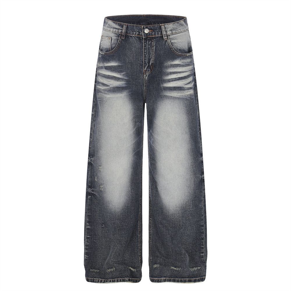 Japanese Brand Men's Street-Style Color-Block Distressed Casual Jeans Size US 32 / EU 48 - 1 Thumbnail