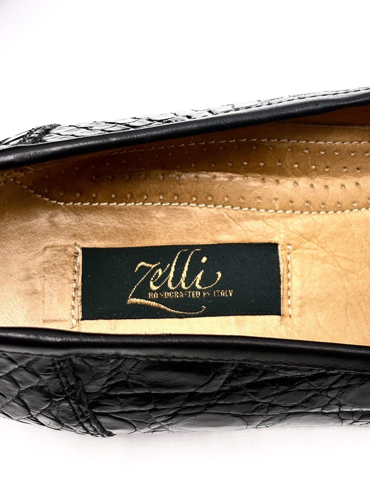 Zelli Zelli Tuscany Genuine Crocodile Leather Penny Loafers Size US 9.5 / EU 42-43 - 8 Thumbnail