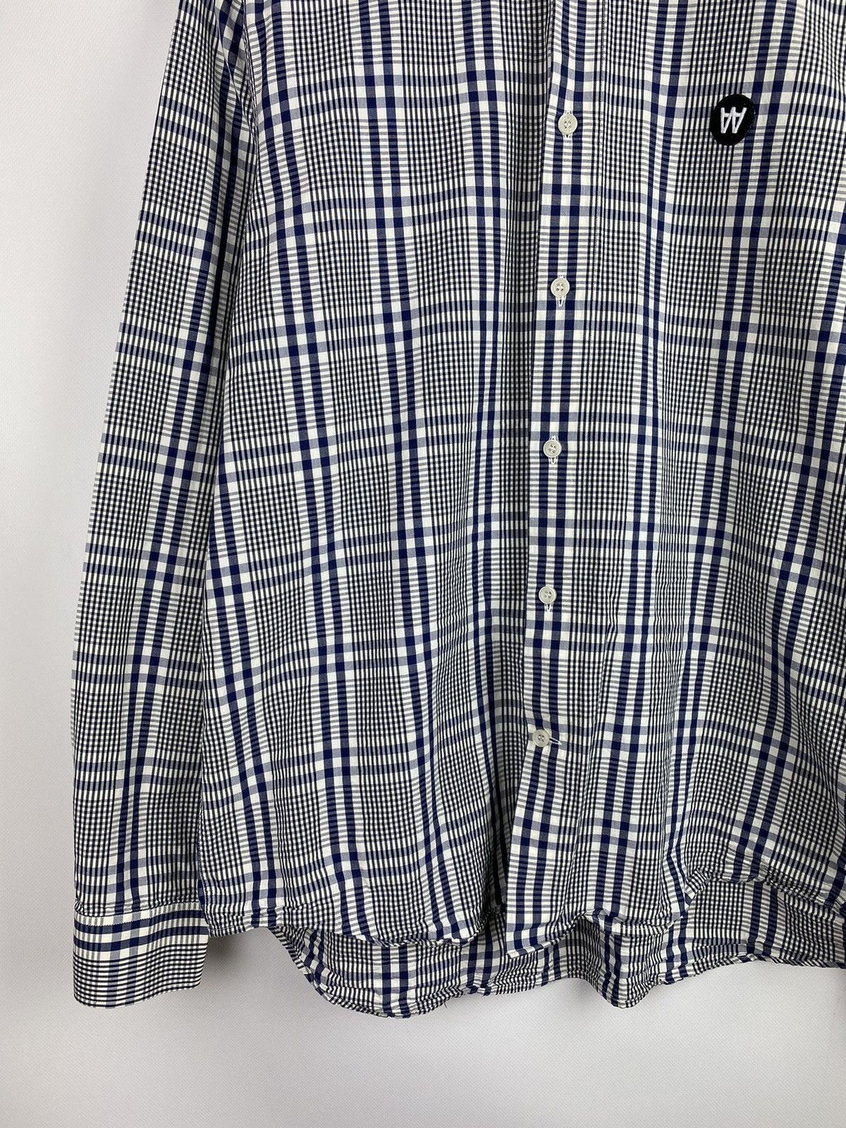 Wood Wood Wood Wood men’s checked long sleeve button up shirt size XL Size US XL / EU 56 / 4 - 8 Thumbnail