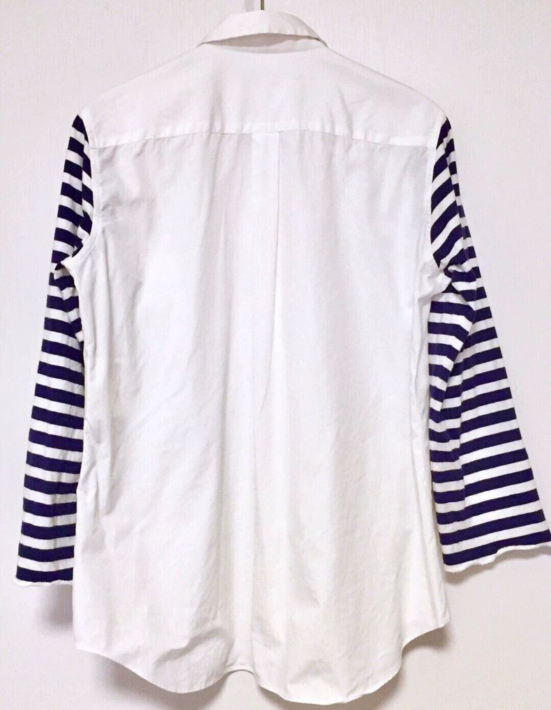 Comme des Garcons Comme Des Garcons Striped sleeve panel shirt Size M / US 6-8 / IT 42-44 - 5 Thumbnail