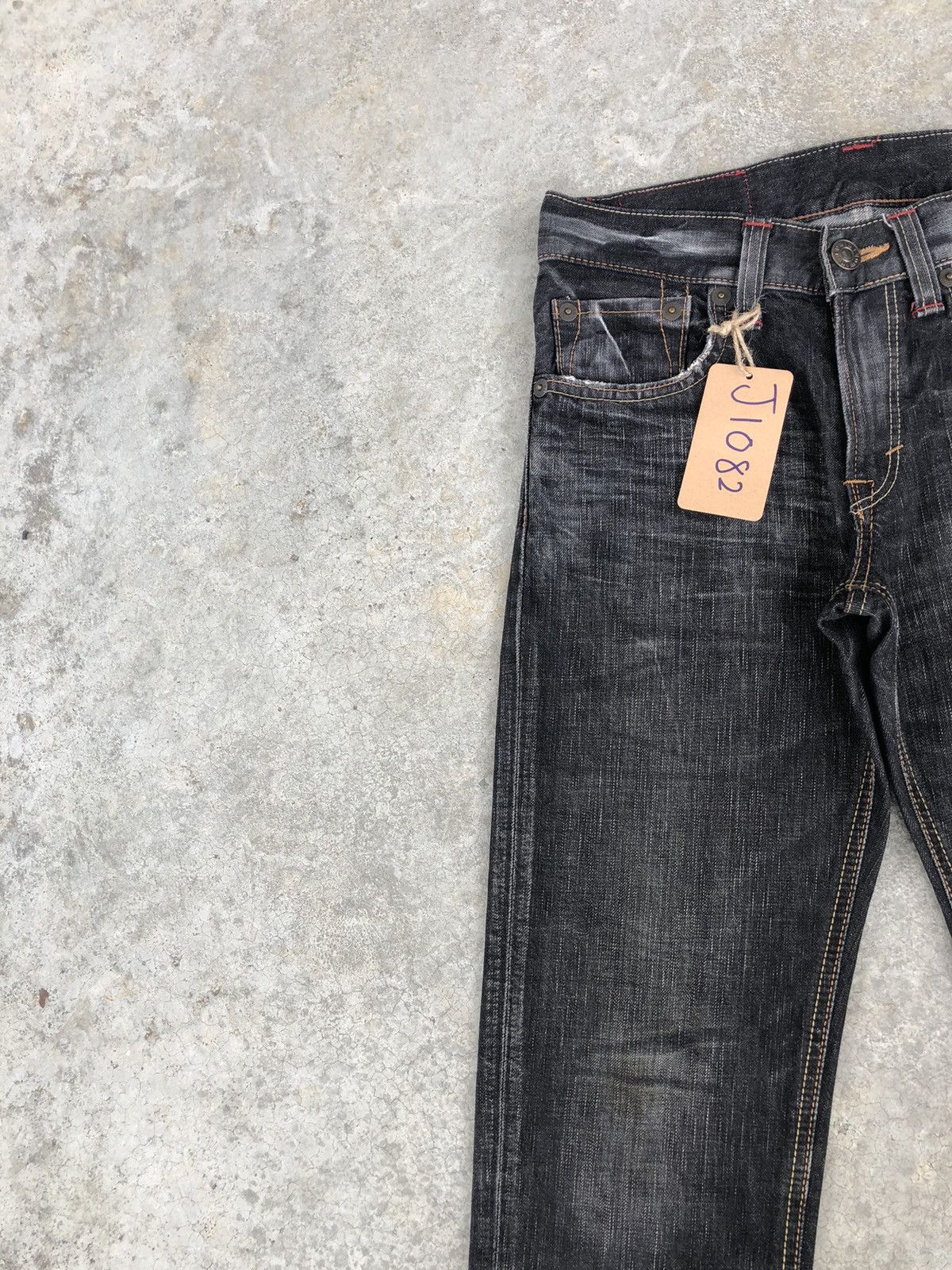 If Six Was Nine Japanese Edwin Flared Jeans Distressed Jeans 512 Size US 29 - 4 Thumbnail