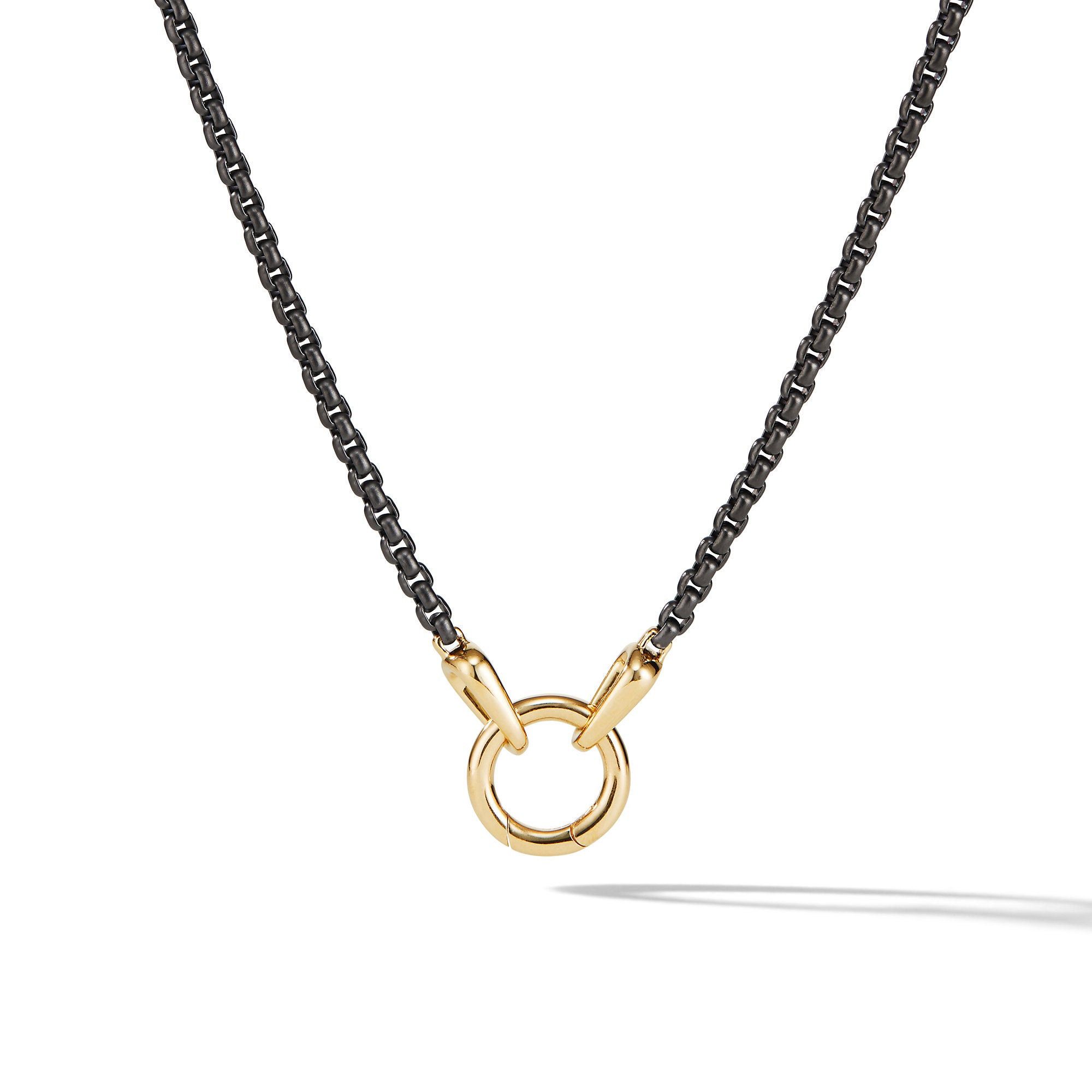 David Yurman o1w1db10526 N25309M /Size 7/Chain Necklace in Golden/Black Size ONE SIZE - 1 Thumbnail