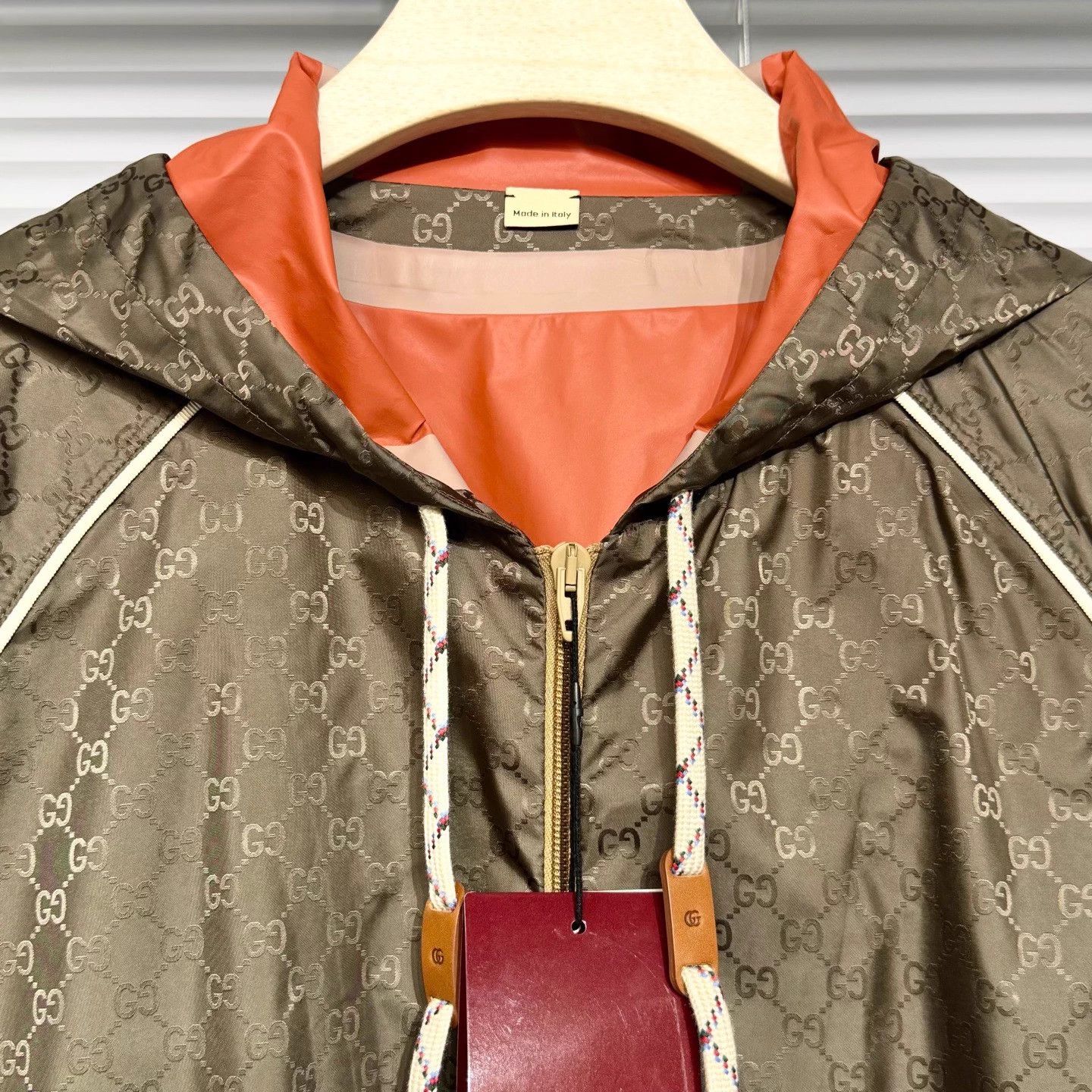 Gucci Gucci Men's GG Allover Print Windbreaker Deep Brown 46 Size US S / EU 44-46 / 1 - 3 Thumbnail