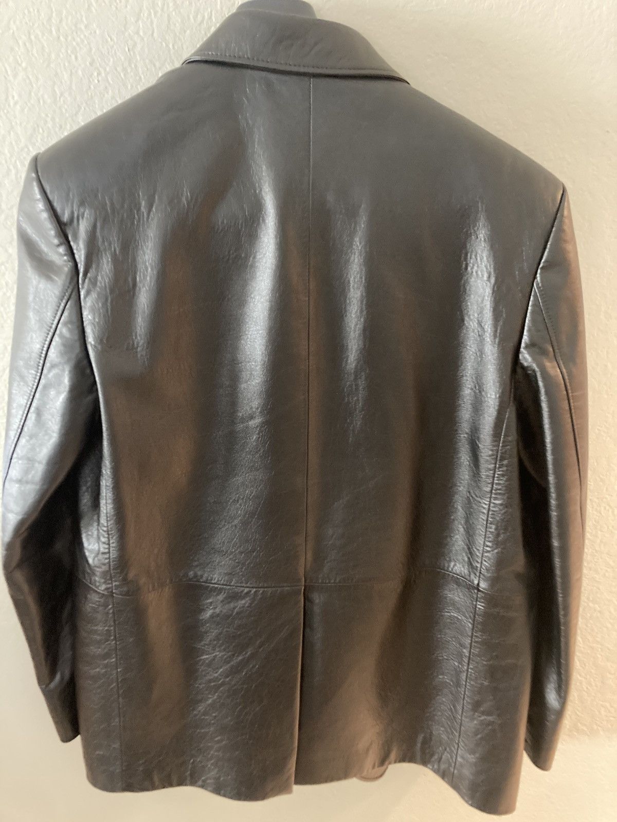Celine Celine leather Blazer Size US M / EU 48-50 / 2 - 12 Thumbnail