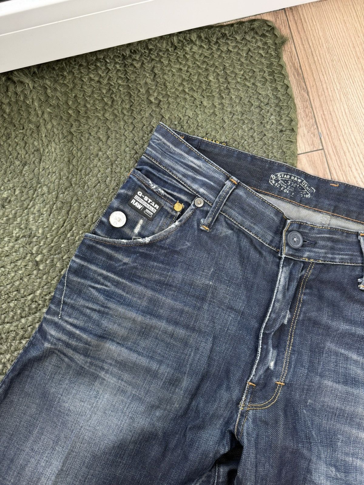G-Star × Vintage 31/32 Vintage Distressed G-Star Arc Raw 96 Jeans Denim Pants Size US 31 - 7 Thumbnail