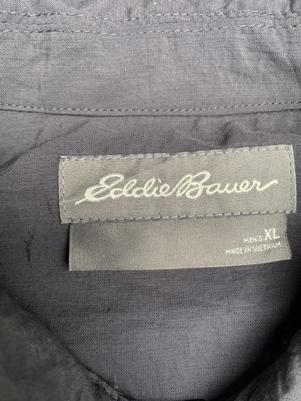 Eddie Bauer Eddie Bauer Charcoal Nylon Pocket Light Jacket Size US XL / EU 56 / 4 - 7 Thumbnail