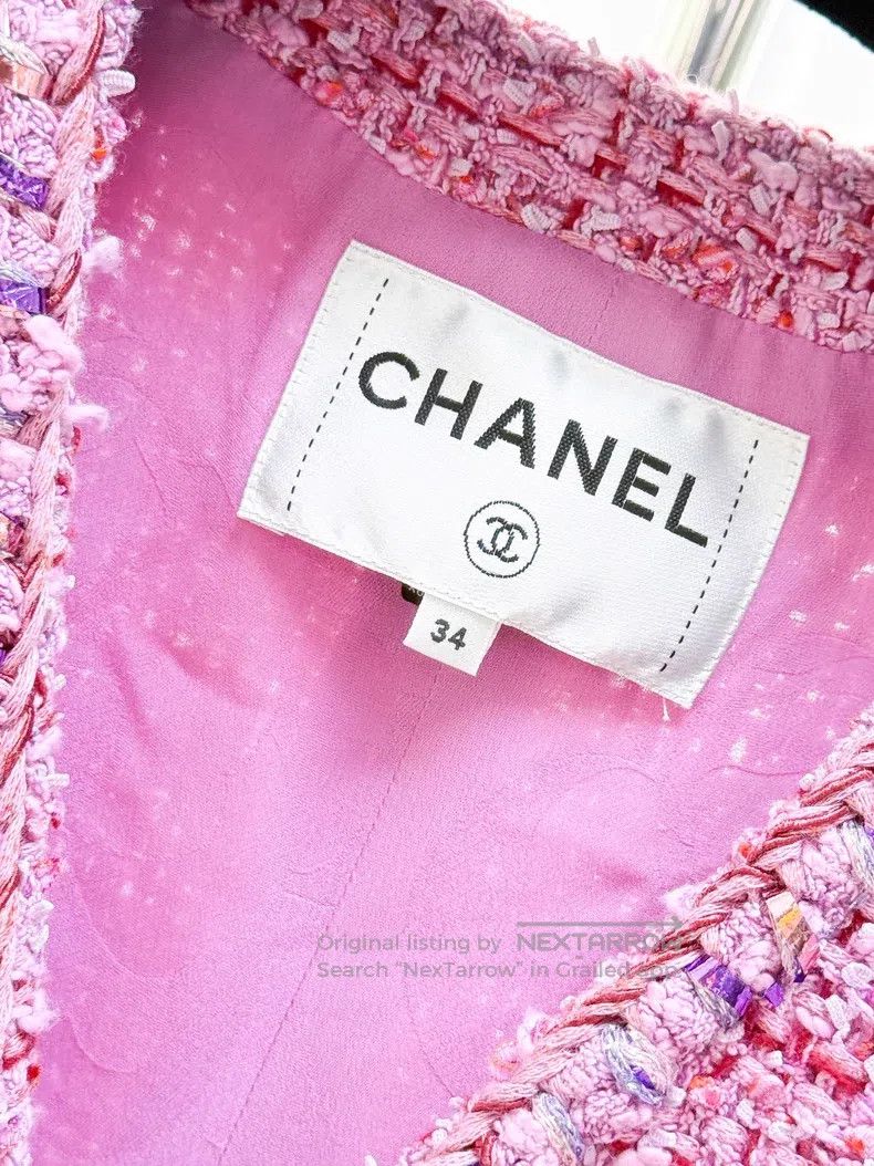 Chanel Chanel Gradient lion four-pocket tweed sleeveless vest jac Size XXS / US 00 / IT 34 - 6 Thumbnail