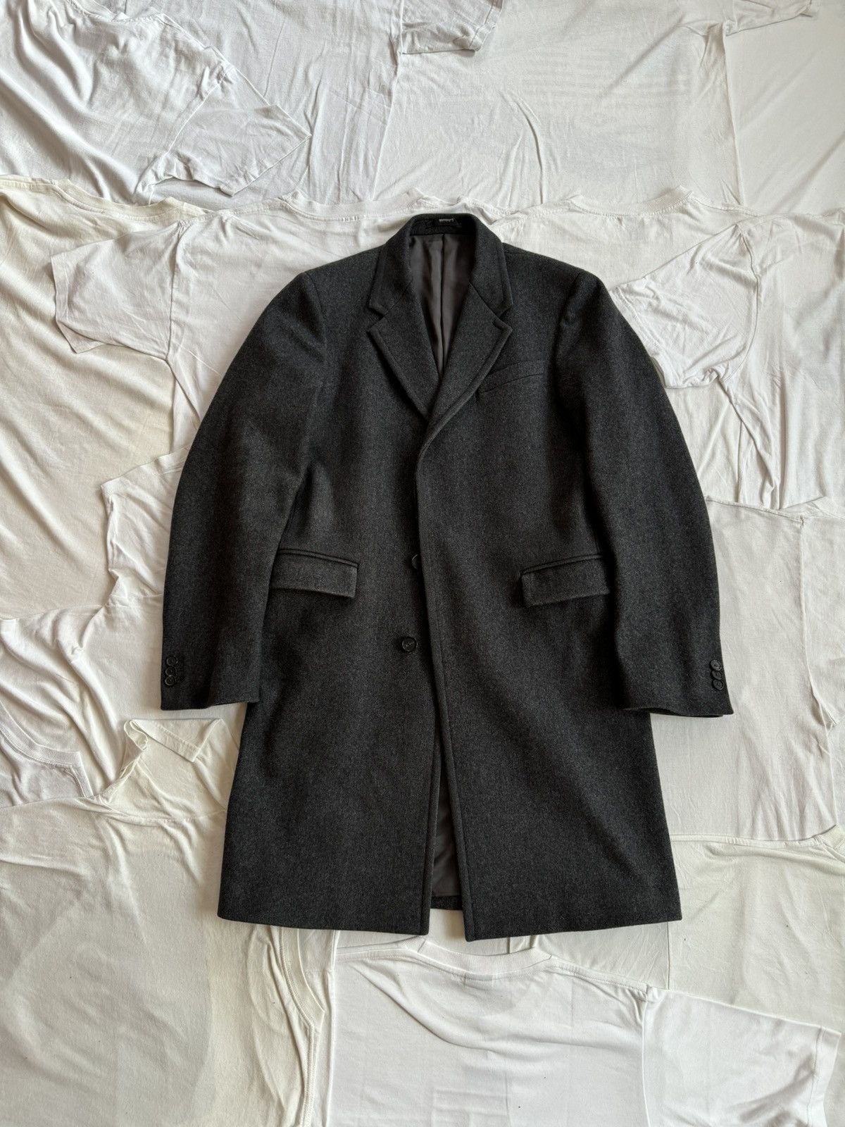 Jil Sander Jil Sander FW17 Wool Grey Coat Size US S / EU 44-46 / 1 - 3 Thumbnail