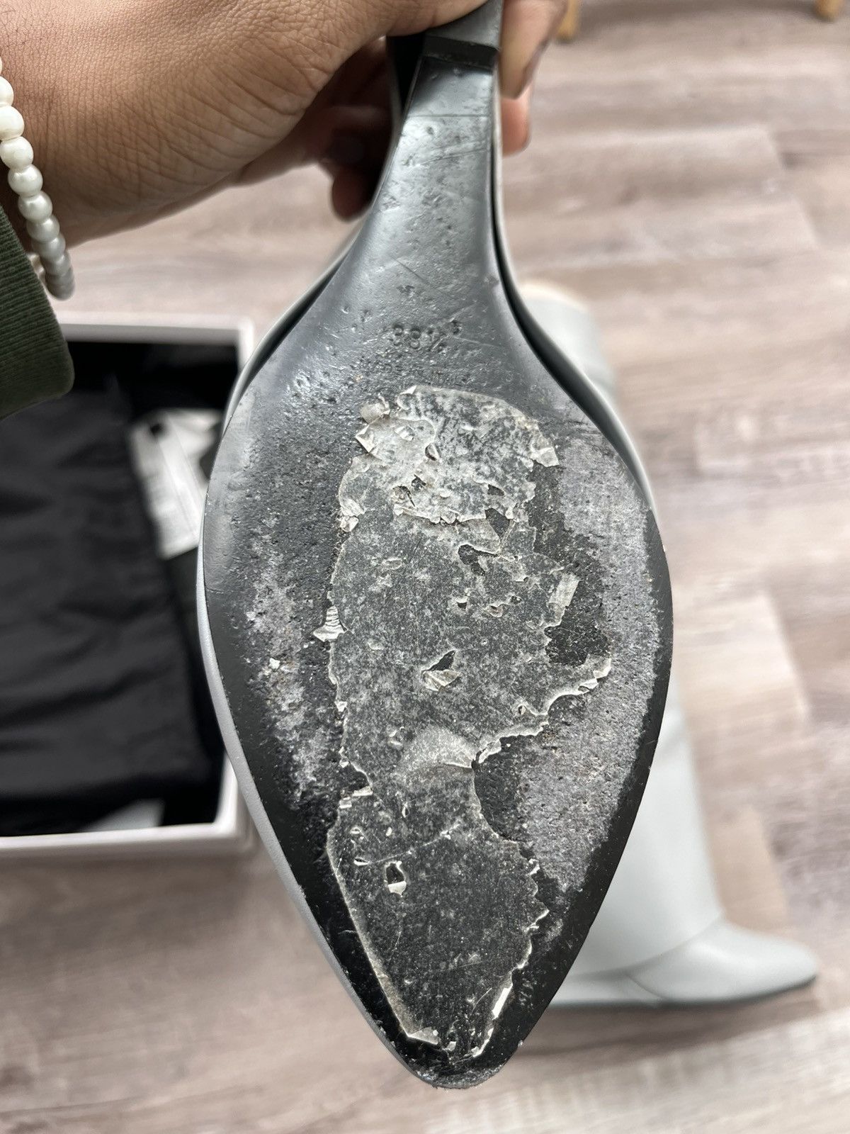 Givenchy givenchy "shark lock" boots in grey Size US 8.5 / IT 38.5 - 4 Thumbnail