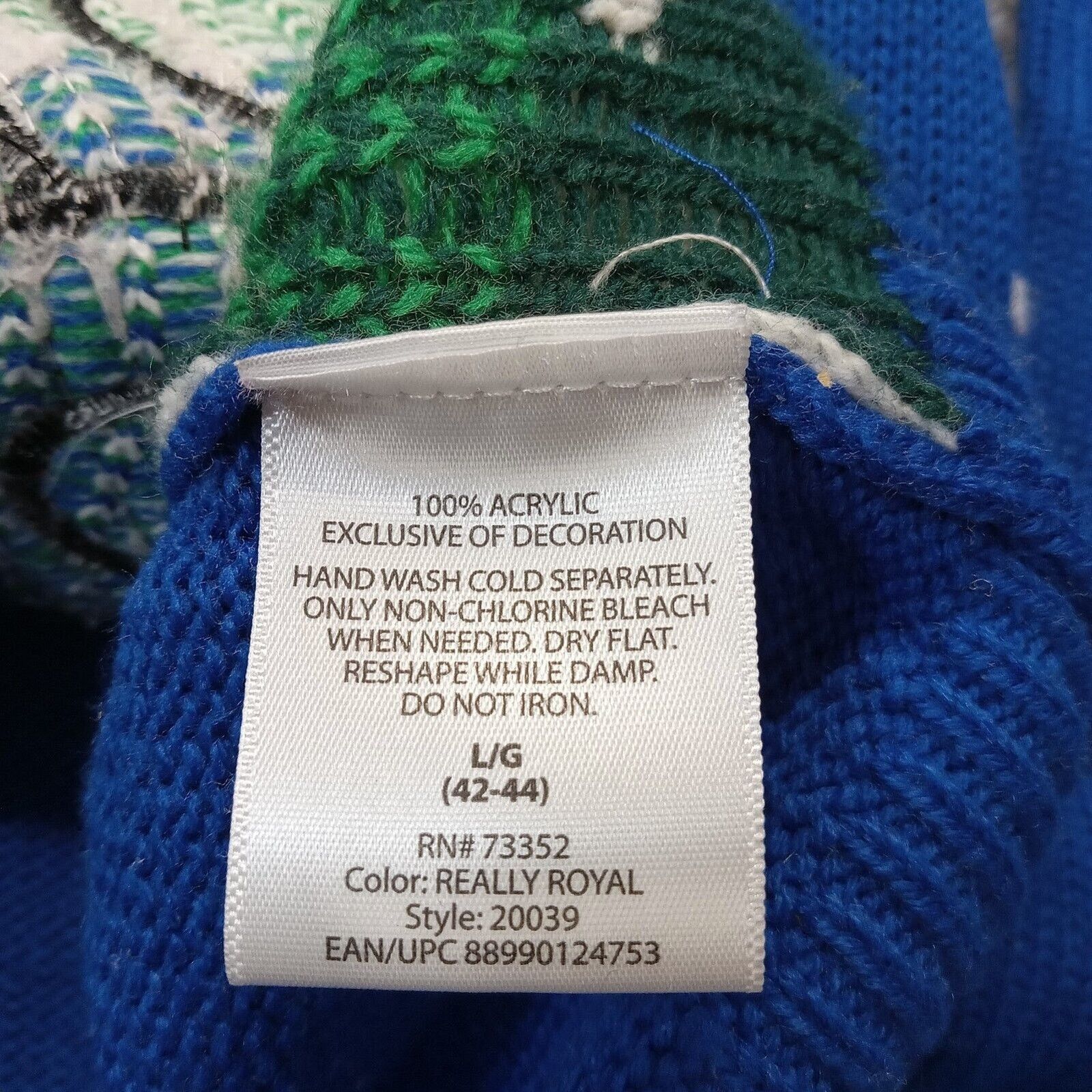 & Other Stories Jolly Sweaters Embroidered Snowman Sweater L Winter Blue Size L / US 10 / IT 46 - 7 Thumbnail