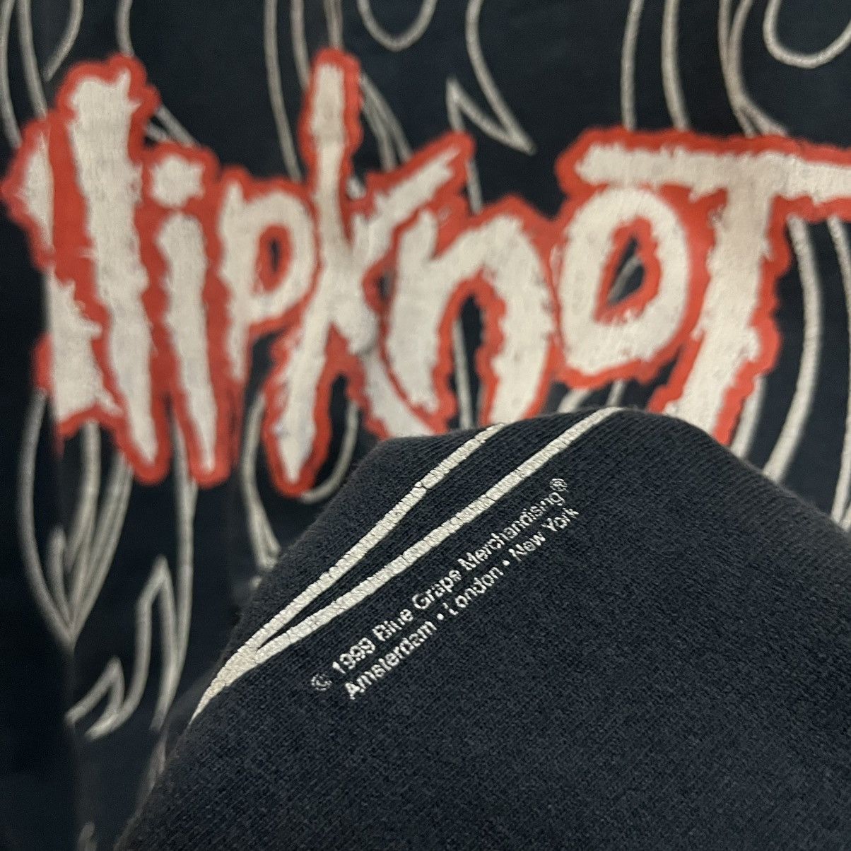 Band Tees × Slipknot × Vintage Vintage 1999 OG Slipknot Debut Long Sleeve Size US XL / EU 56 / 4 - 10 Thumbnail