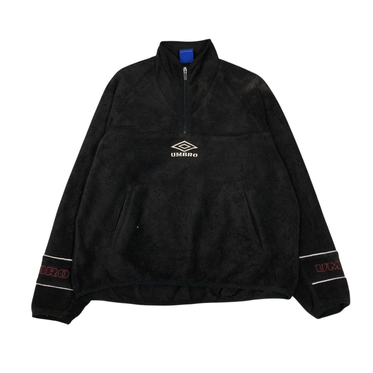 Japanese Brand 🔥VINTAGE ANORAK HALF ZIPPER SWEATER COLLAR UMBRO Size US M / EU 48-50 / 2 - 1 Thumbnail