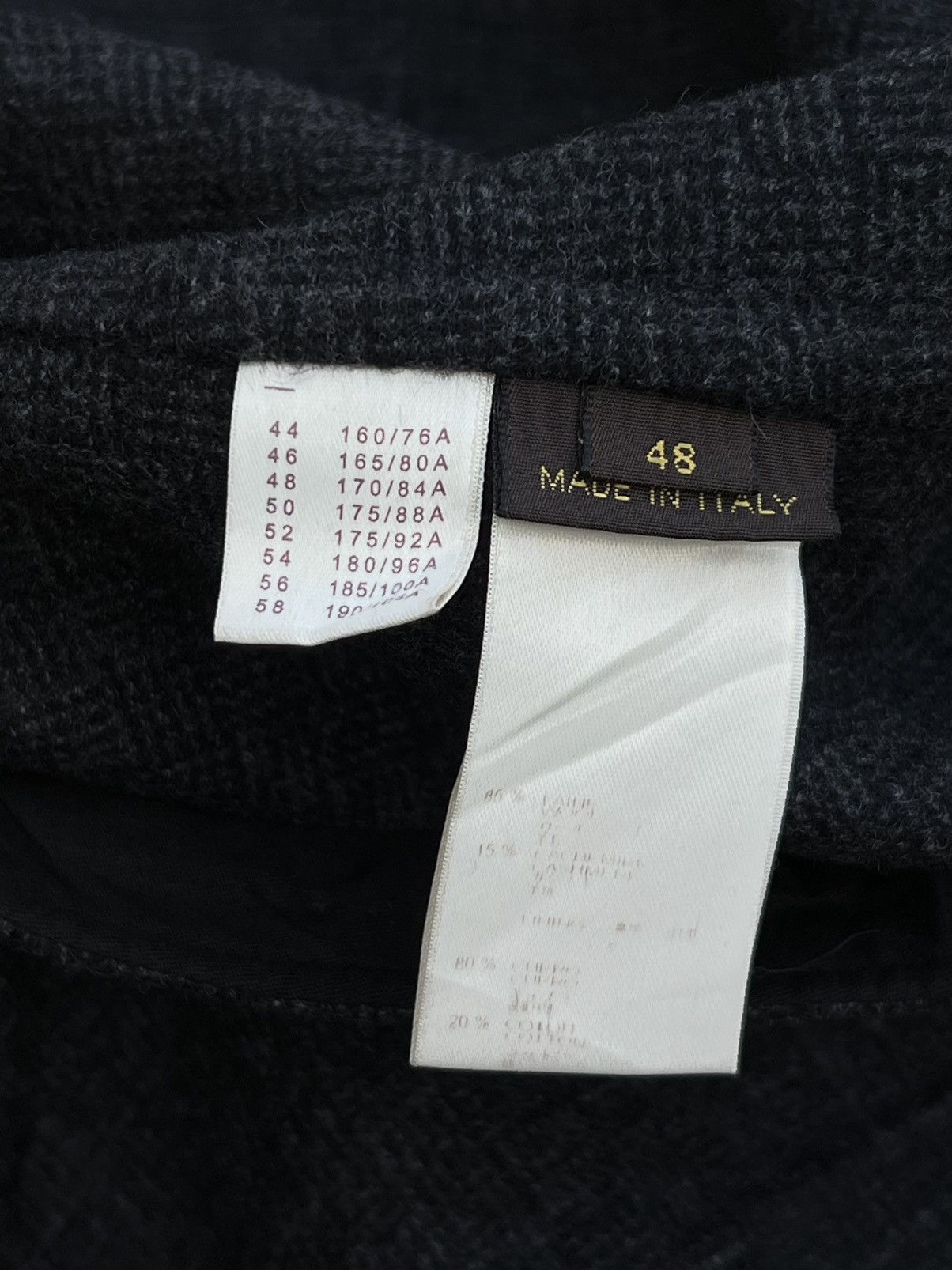 Louis Vuitton Louis Vuitton Black Wool Button-Front Jacket Size US M / EU 48-50 / 2 - 16 Thumbnail