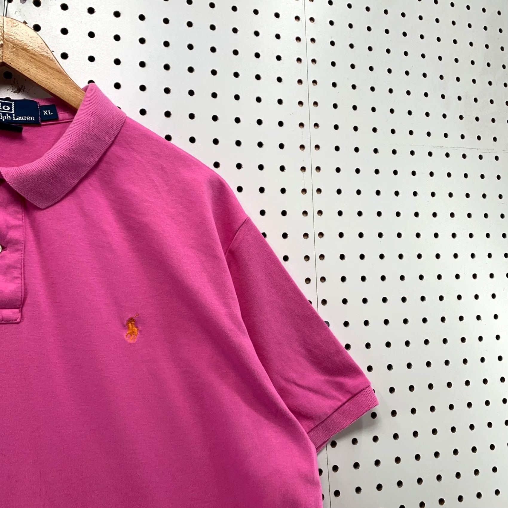 Polo Ralph Lauren Polo Ralph Lauren Shirt Pink Orange Pony Mens XL Casual Size US XL / EU 56 / 4 - 7 Thumbnail