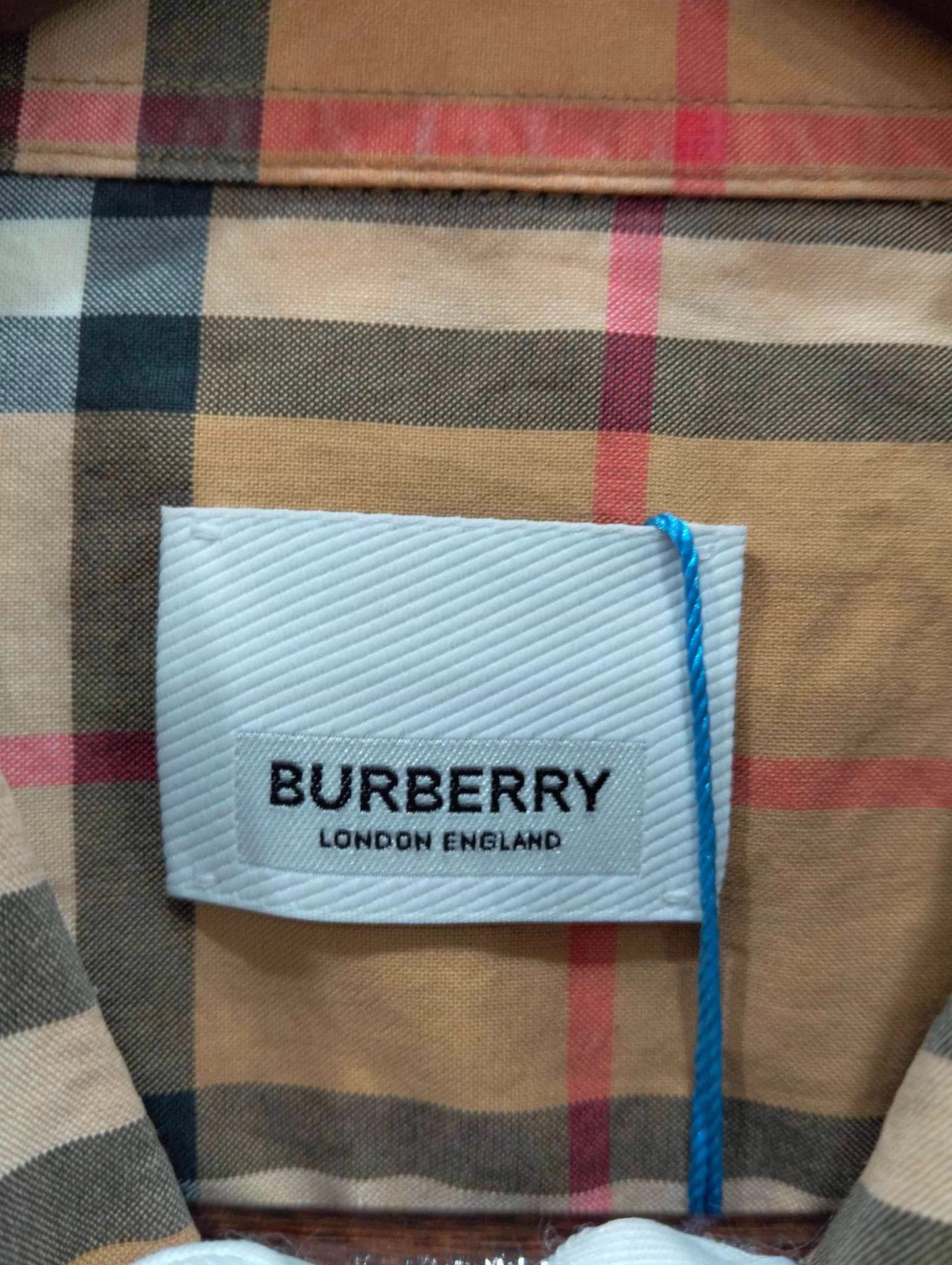 Burberry Burberry Check Long Sleeve Shirt XL 95 New Size US XL / EU 56 / 4 - 3 Thumbnail