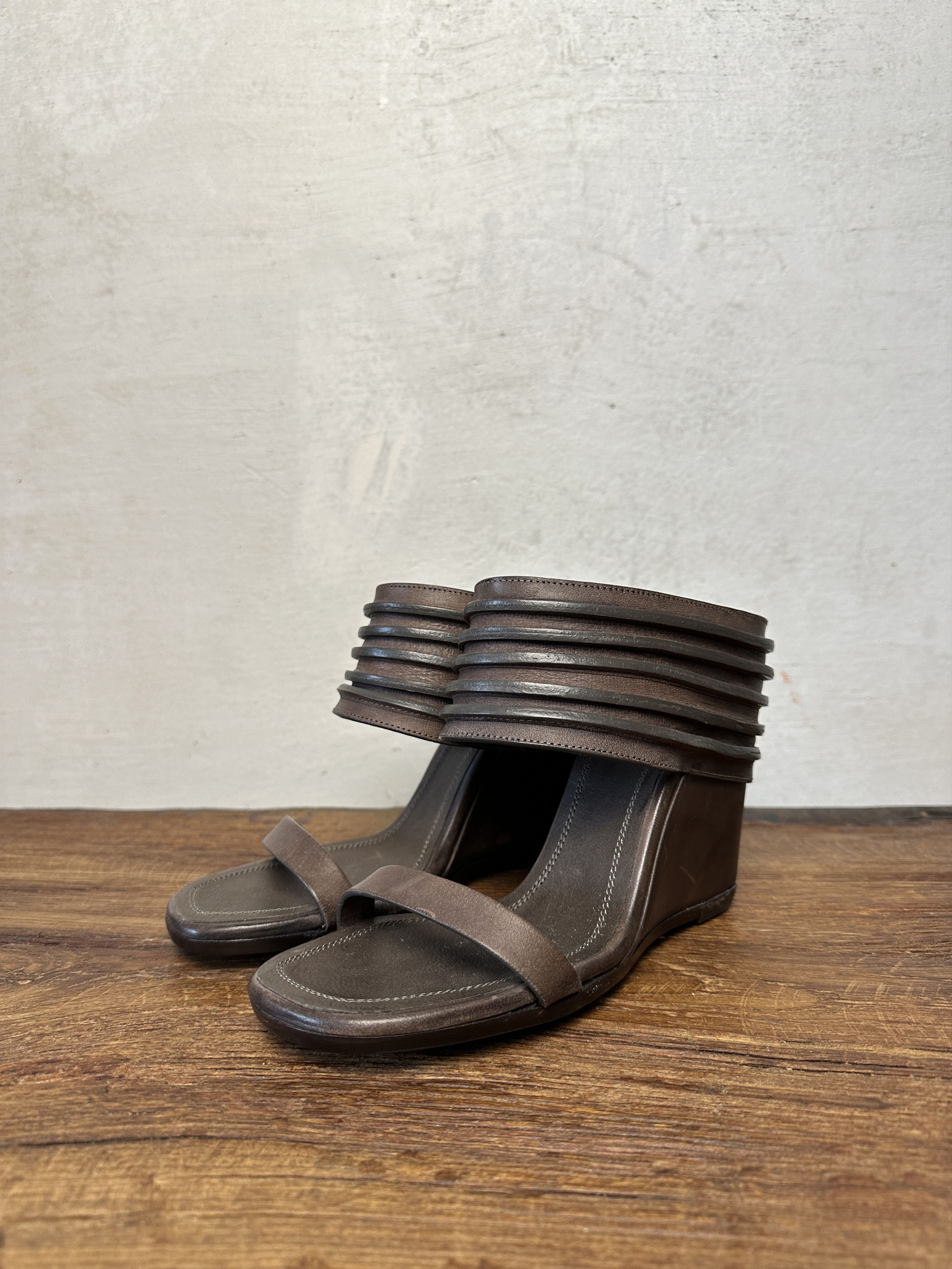 Rick Owens Rick Owens SS14 Vicious Ruhlmann Platform Sabot Size US 6.5 / IT 36.5 - 2 Thumbnail