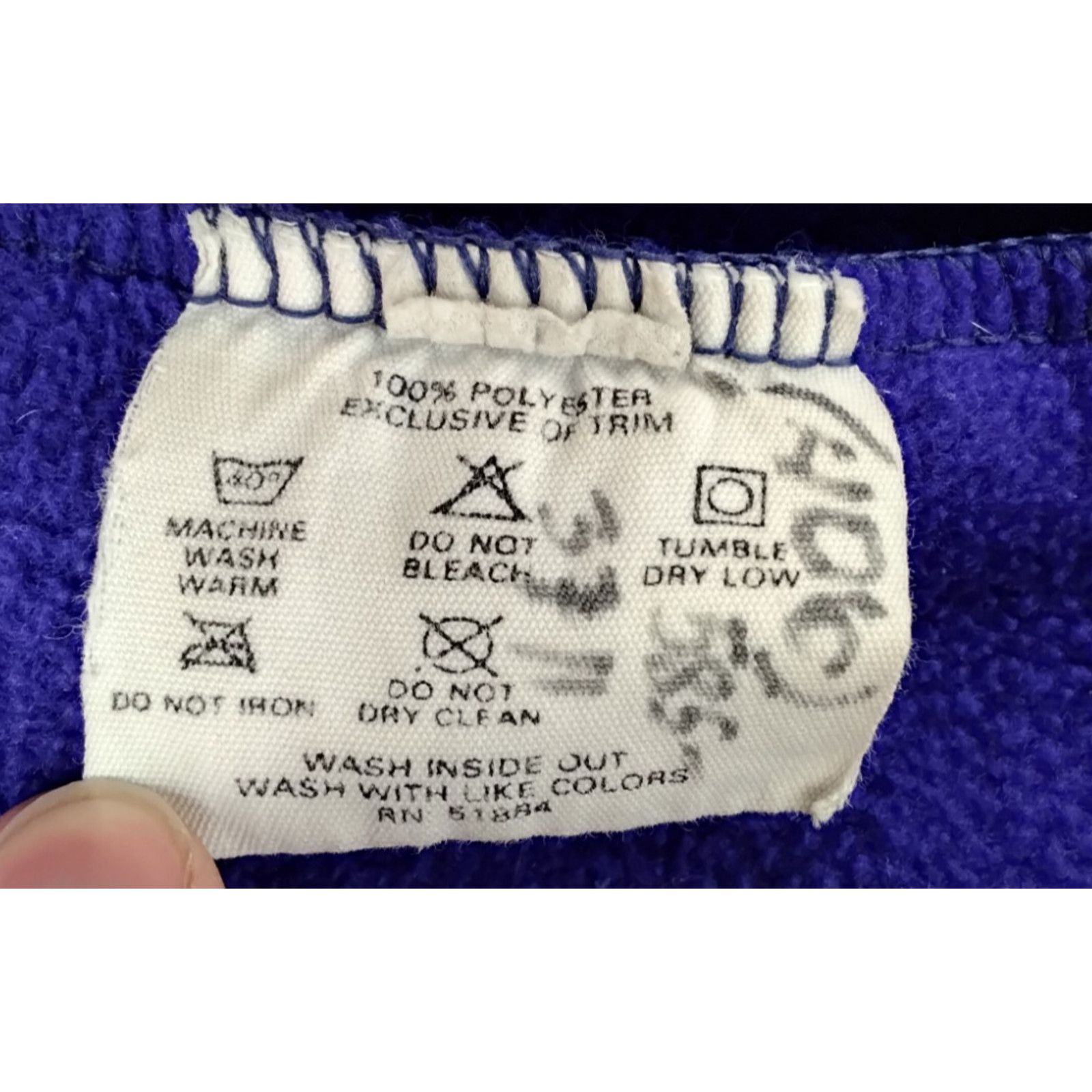 Patagonia Patagonia Fleece Jacket Men's L Purple Vintage 1990s USA Size US L / EU 52-54 / 3 - 9 Thumbnail