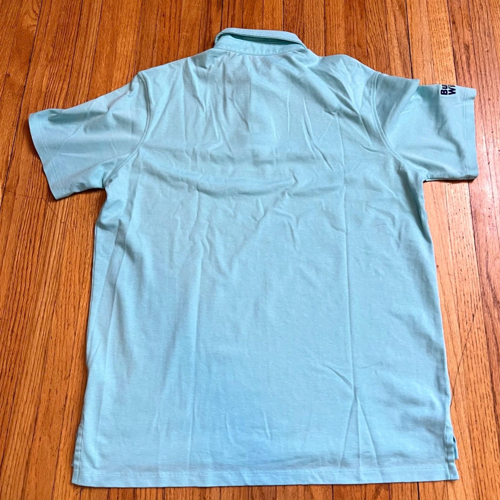 Vintage Greyson Polo Shirt Mens Medium Golf Performance Solid Blue Green Size US M / EU 48-50 / 2 - 4 Thumbnail
