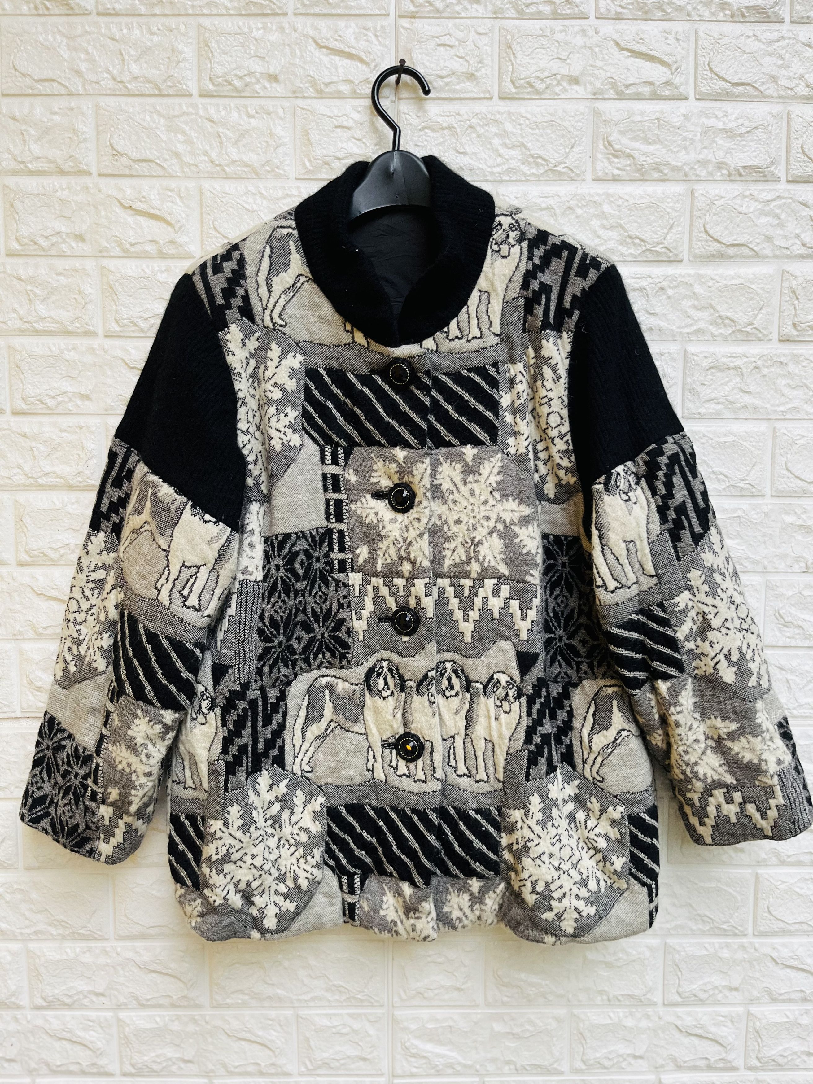 image of Vintage Dodgy Japanese Designer Fashion Style Jacket, Women's (Size Medium)