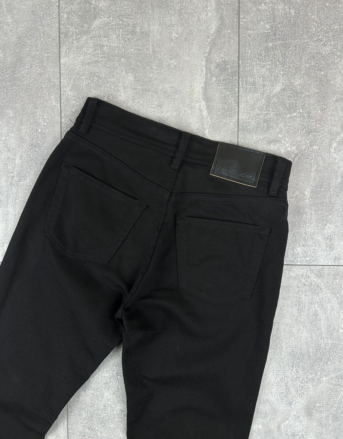 Acne Studios Acne Studios Melk Stay Black Womens Classic Black Jeans Size 25" / US 0 / IT 36 - 4 Thumbnail
