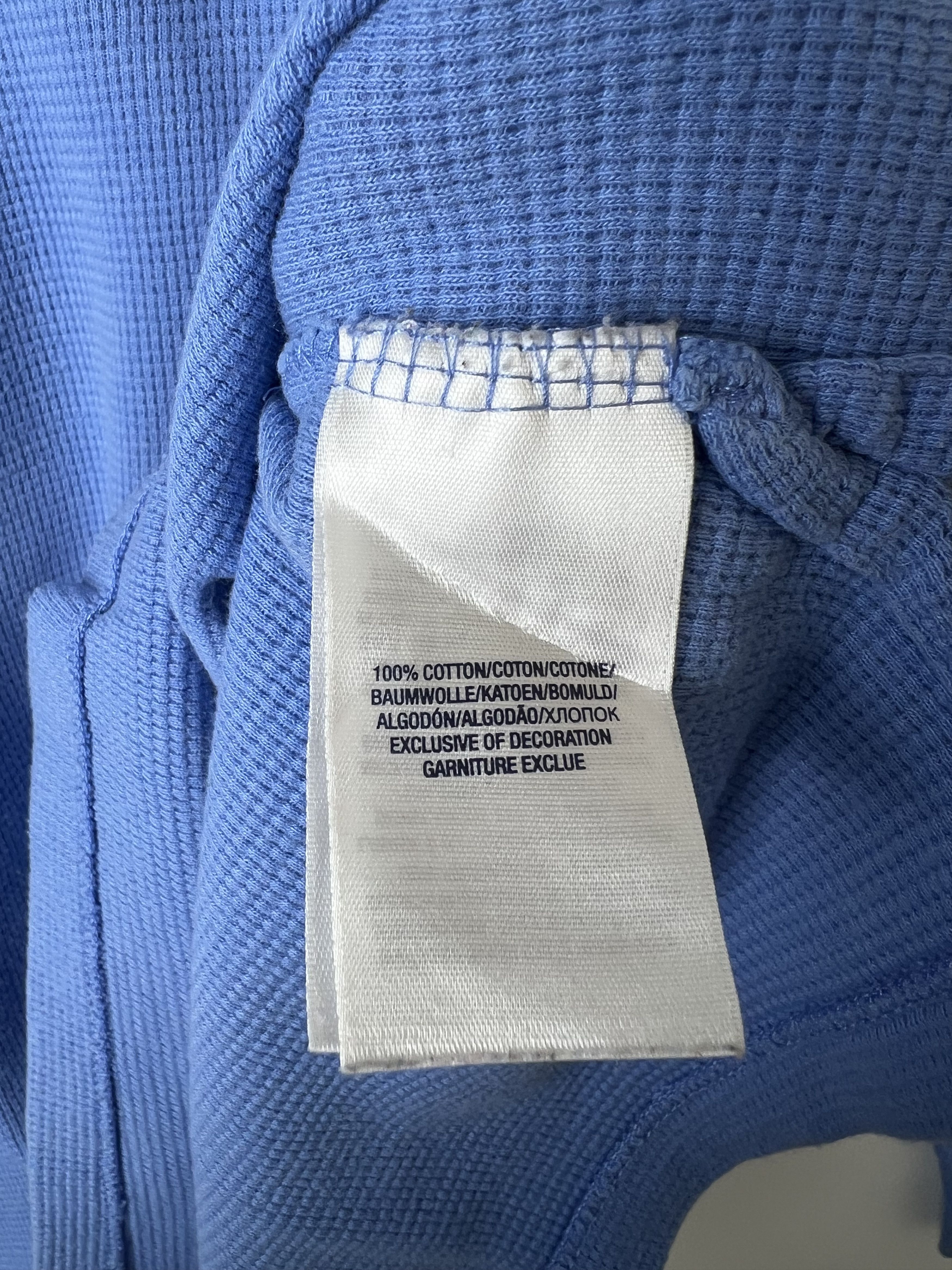 Polo Ralph Lauren Ralph Lauren Quarter Zip Sweater Waffle Blue XL Size US XL / EU 56 / 4 - 6 Thumbnail