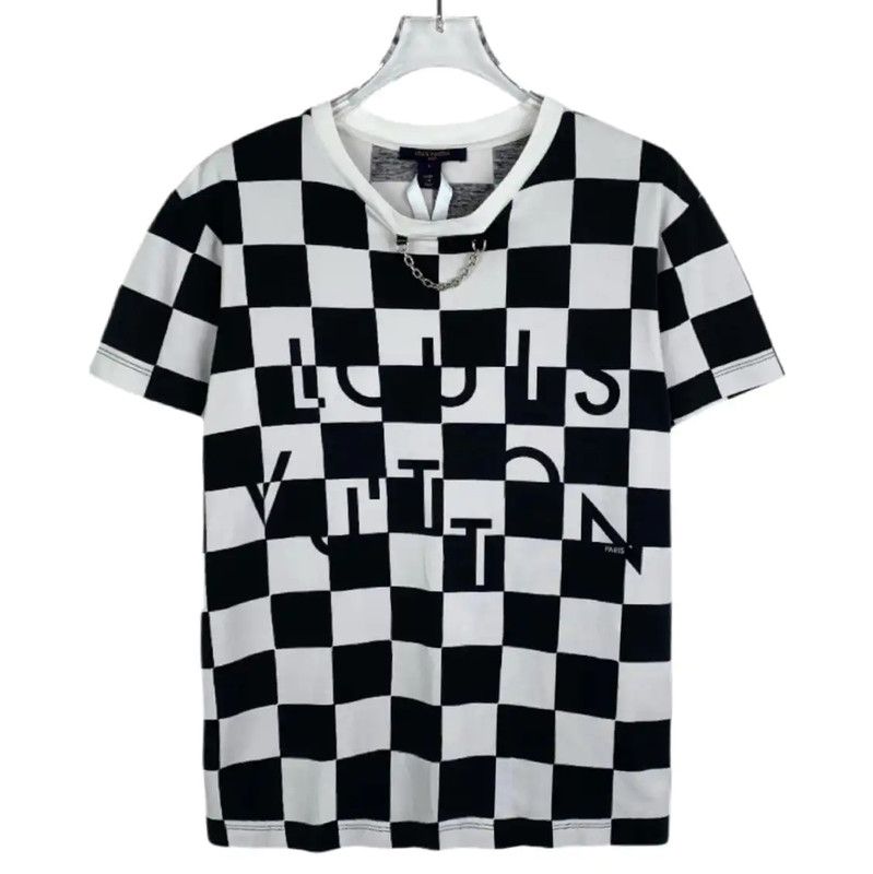 Louis Vuitton Louis Vuitton Checkerboard Graphic T-Shirt 0089 Size US L / EU 52-54 / 3 - 1 Thumbnail