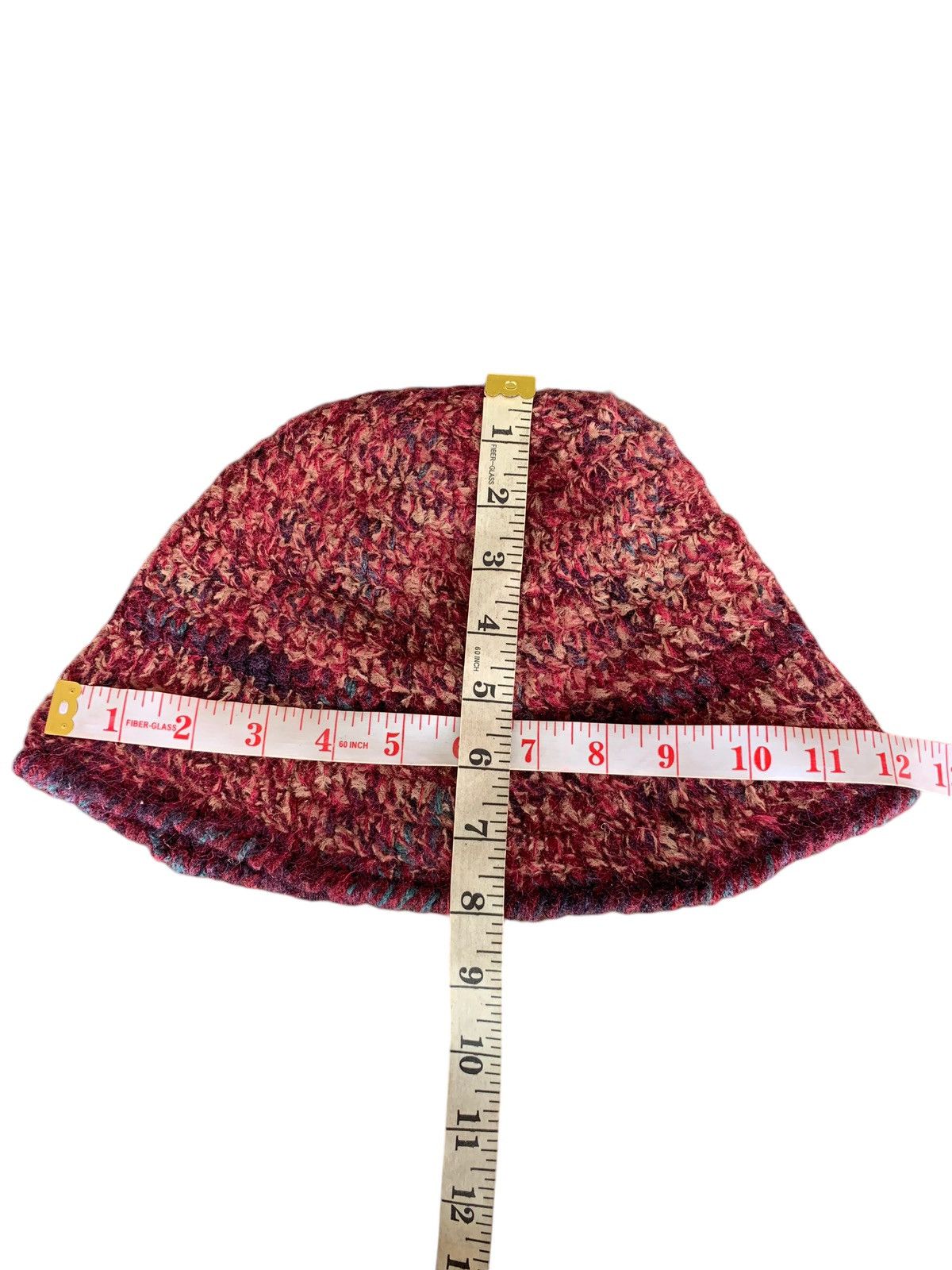Japanese Brand × Kapital × Vintage Hippies Style Rare Hairy Knitted Bucket Hats🌈 Size ONE SIZE - 9 Thumbnail