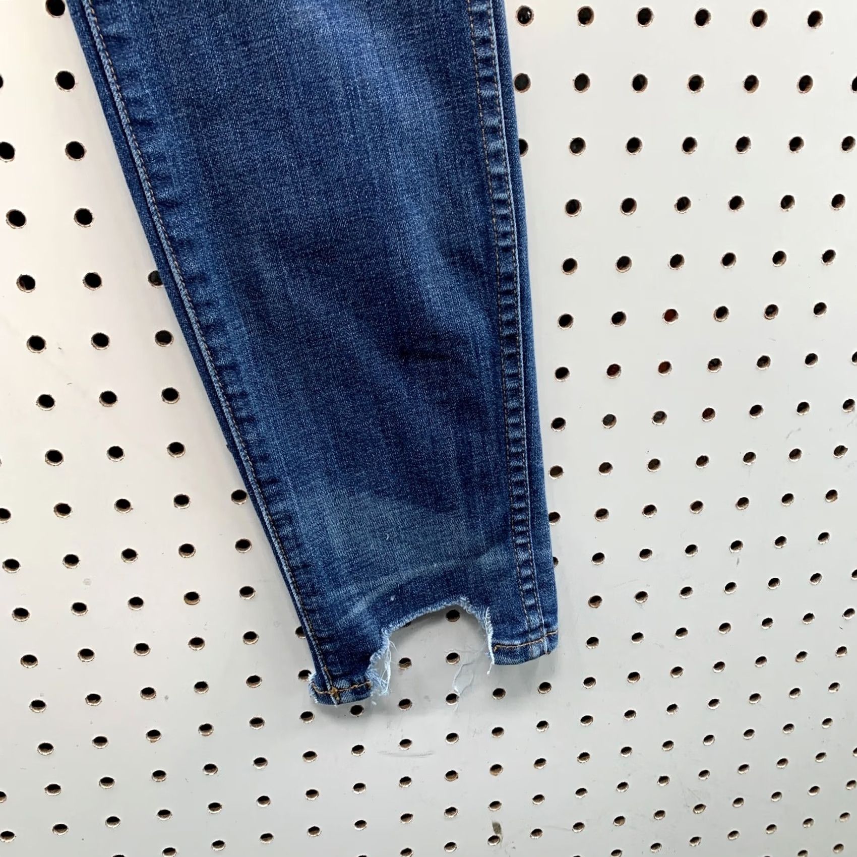 Madewell Madewell Skinny Blue Denim Jeans Women Size 27 High Rise Button Fly 28x28.5 Fits 28 Womens Jeans Middle Rise Blue Skinny Size 27" / US 4 / IT 40 - 6 Thumbnail