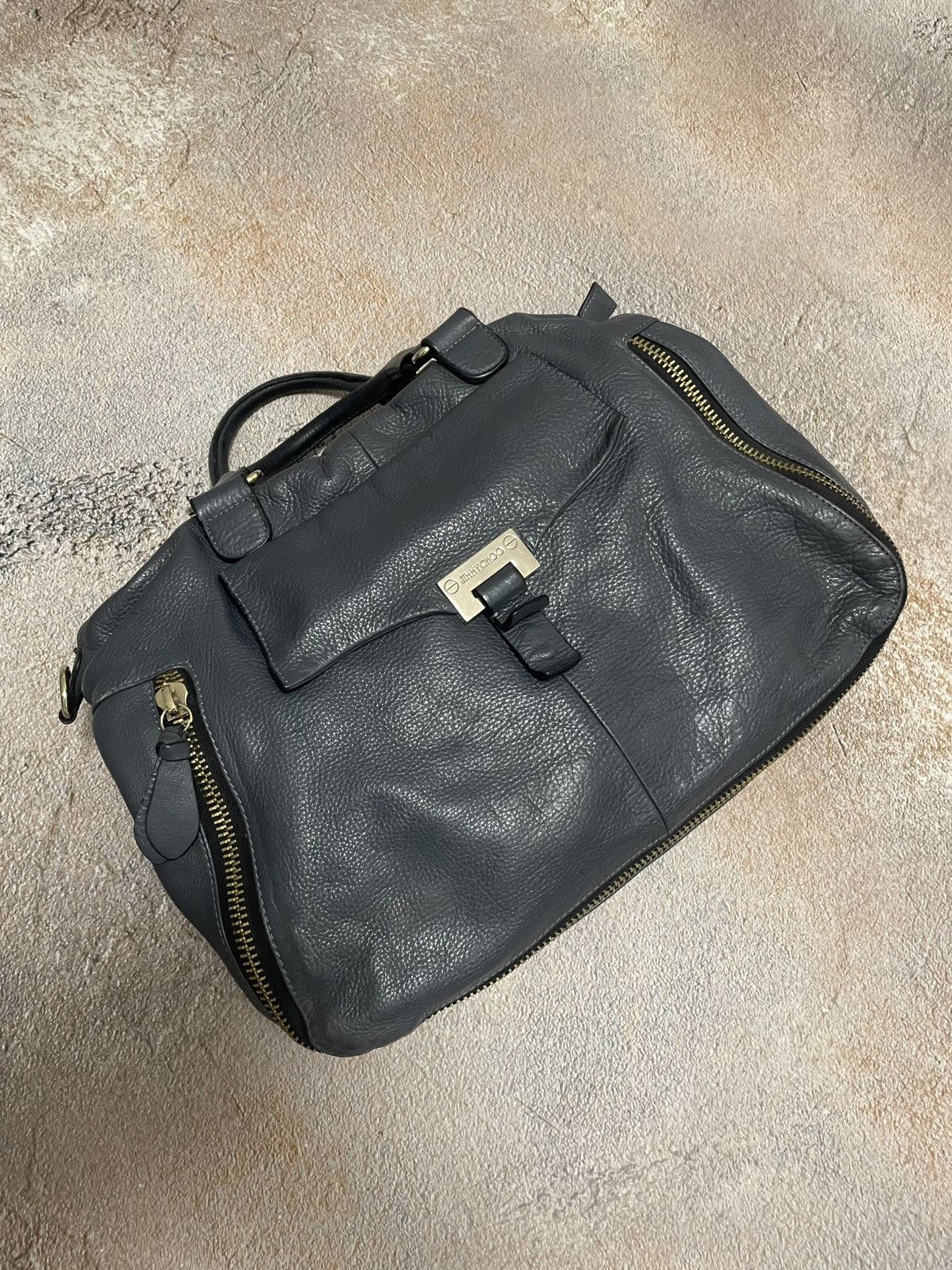 Jimmy Choo Jimmy Choo Heavy Leather Handbag Size ONE SIZE - 1 Thumbnail
