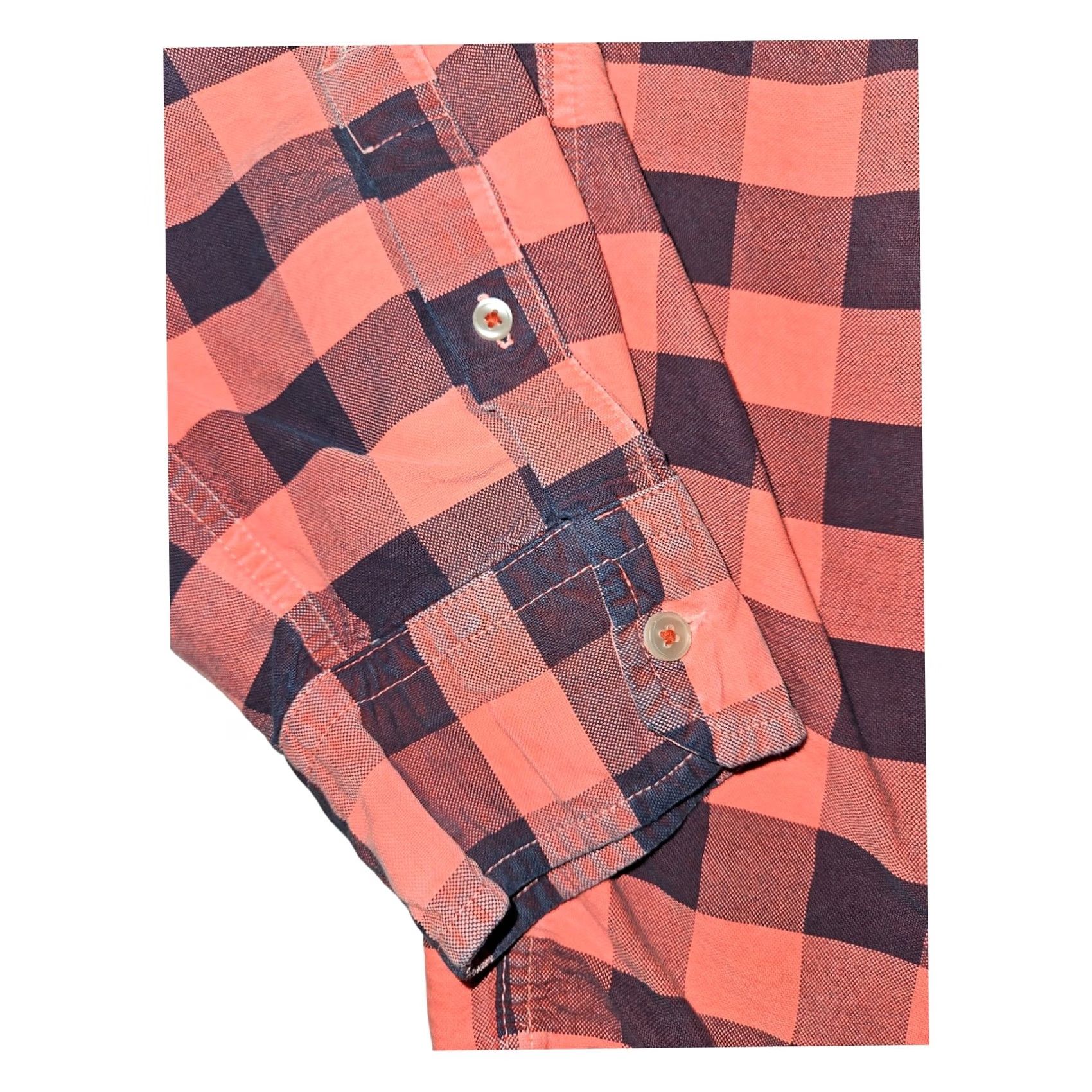 American Eagle Outfitters American Eagle Button-Down Long Sleeve Men's XL Orange Classic Fit Shirt Size US XL / EU 56 / 4 - 5 Thumbnail