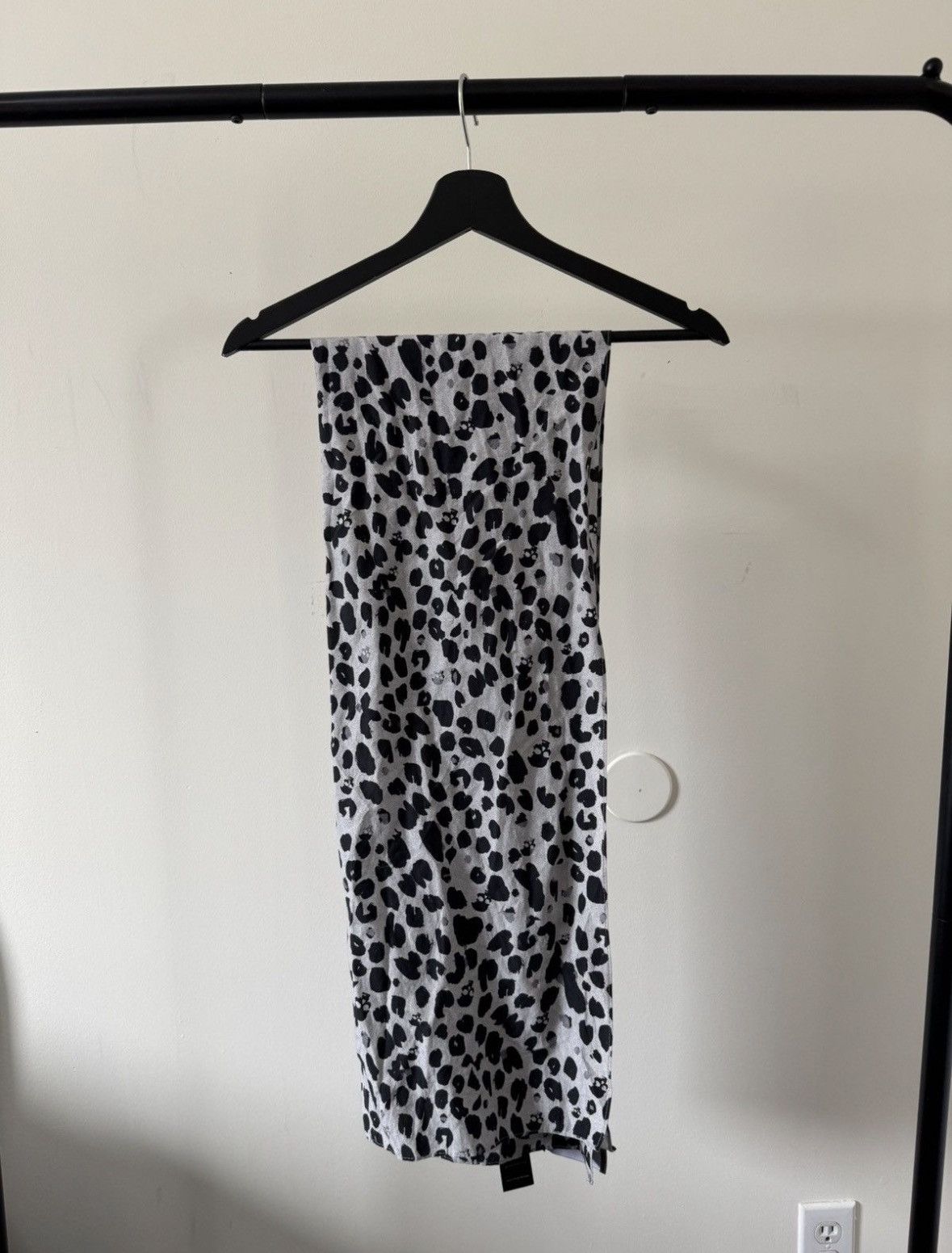 Jarod John Leonard Jarod John Leonard Skull Leopard Print Scarf Size ONE SIZE - 2 Thumbnail