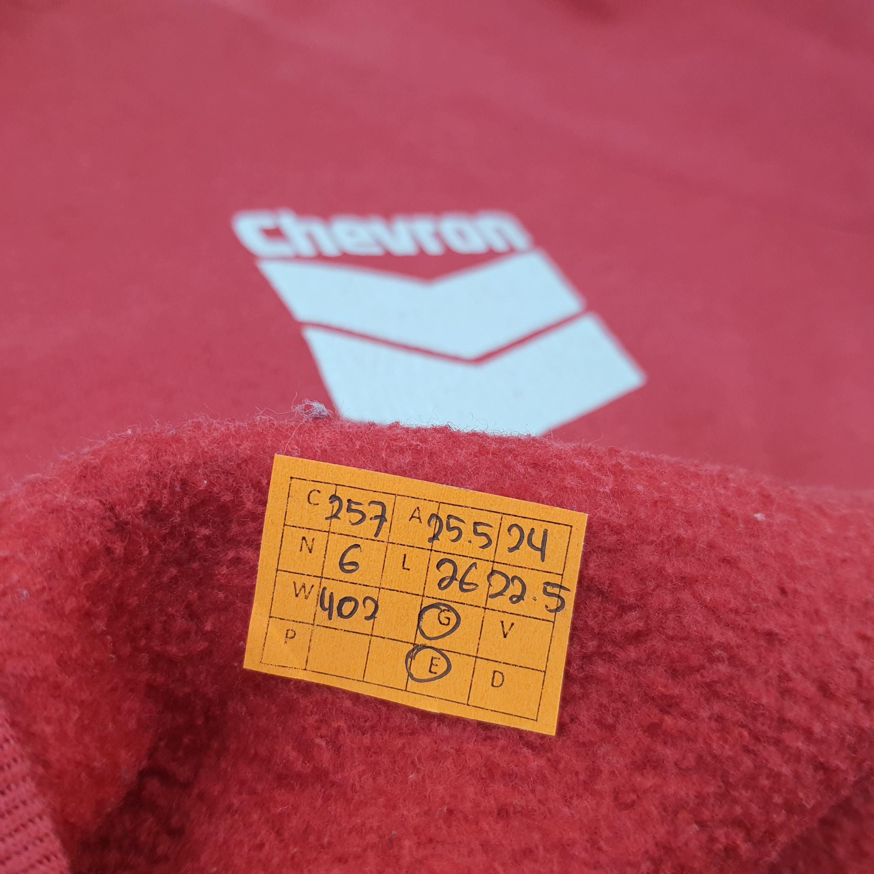 Petrol Industries Vintage 90's CHEVRON American Petroleum Sweatshirts C257N6 Size US XL / EU 56 / 4 - 6 Thumbnail