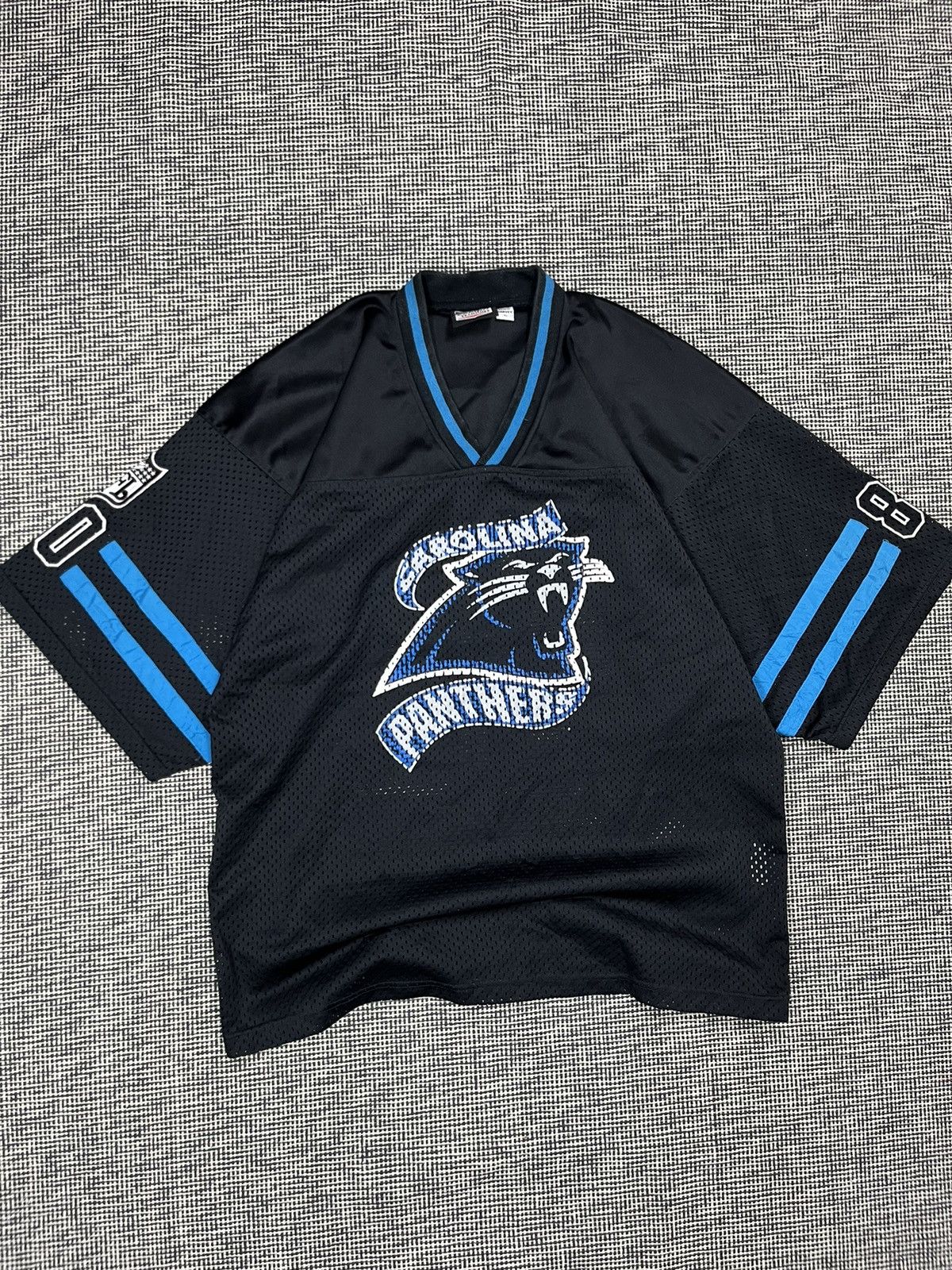 NFL 90s Campri Carolina Panthers NFL football jersey baggy Size US XL / EU 56 / 4 - 1 Thumbnail