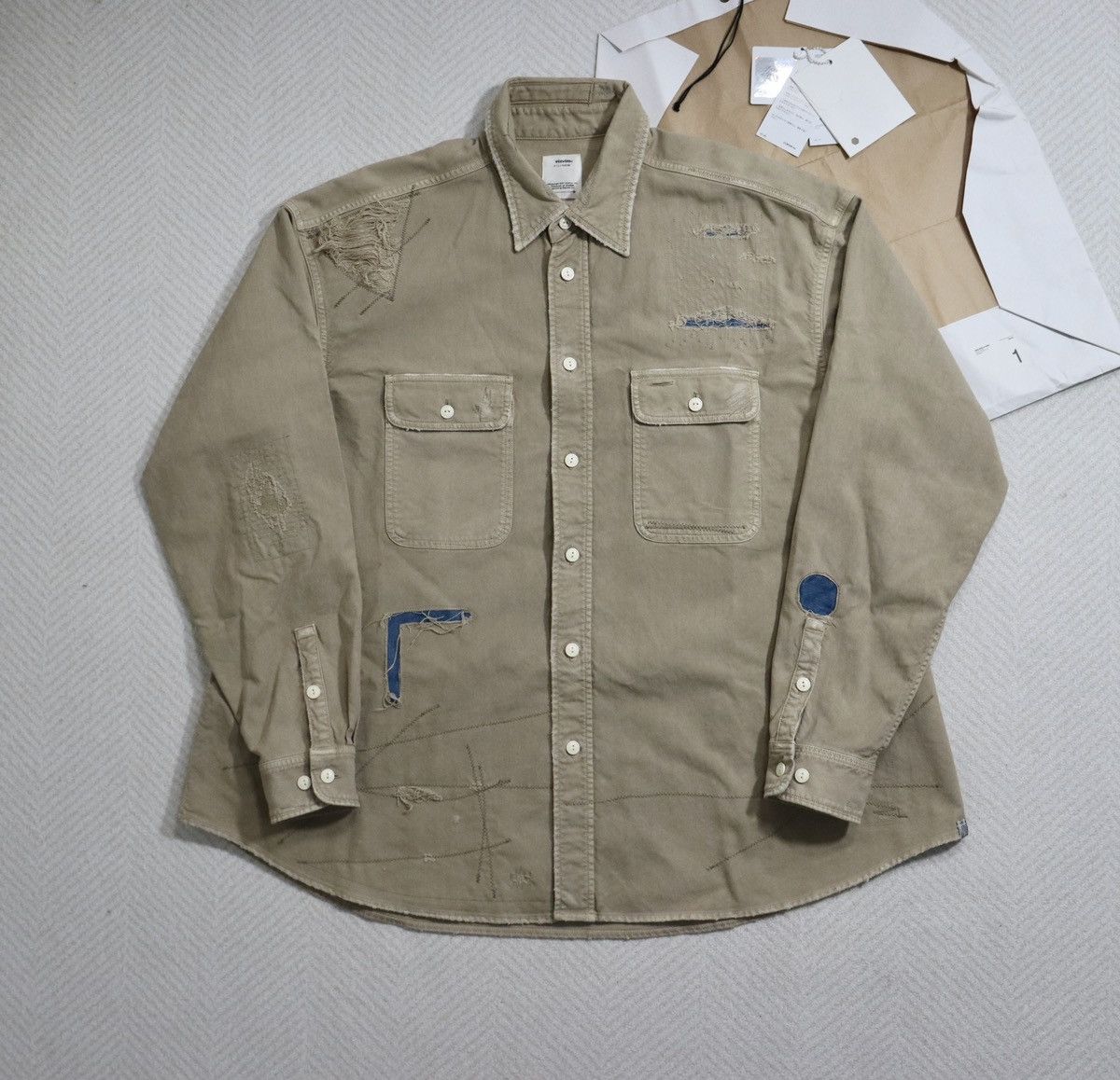 Visvim Visvim 20aw Grand River Crash Shirt Size US S / EU 44-46 / 1 - 3 Thumbnail