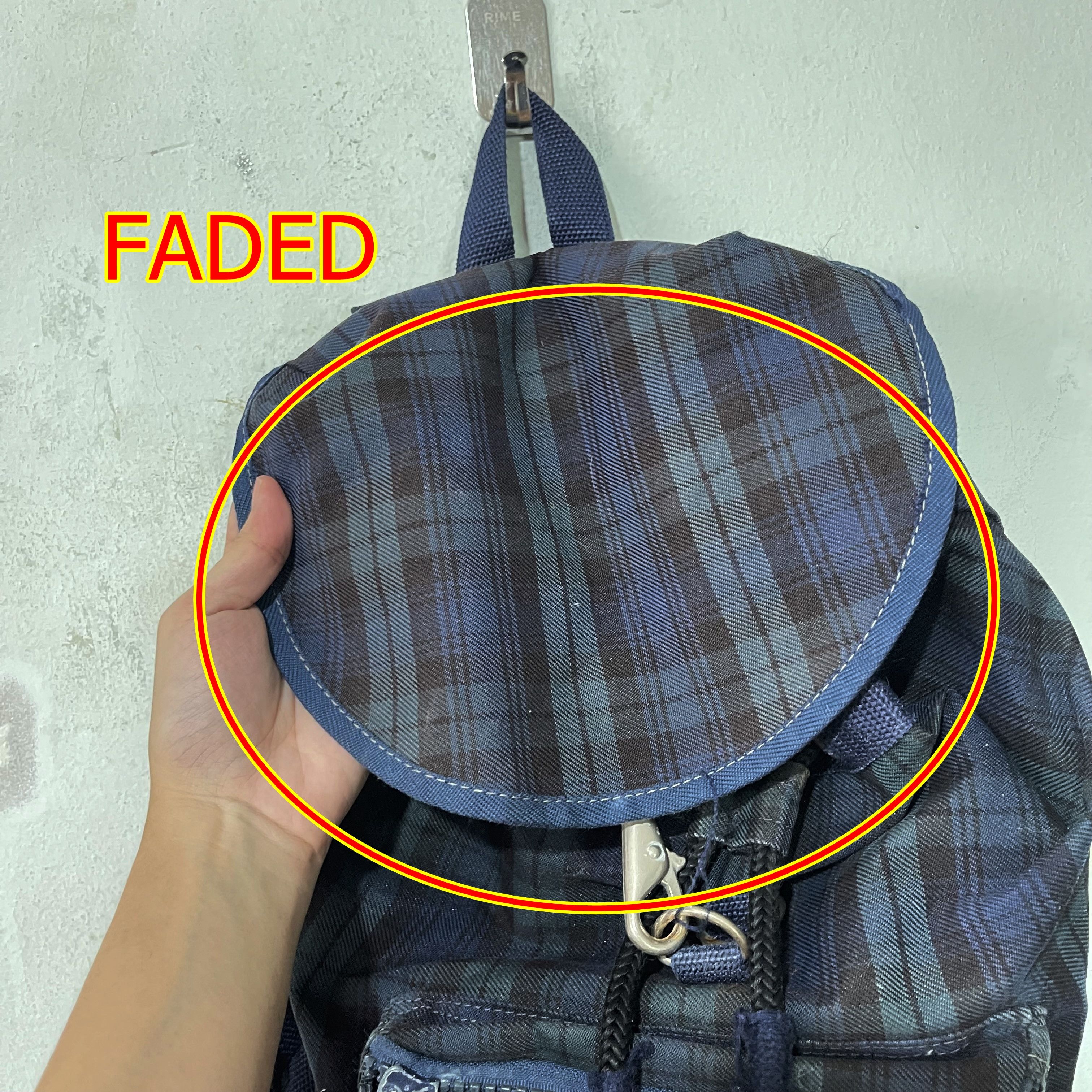 Tommy Hilfiger Vintage 90s Tommy Hilfiger Plaid Backpack Size ONE SIZE - 11 Thumbnail