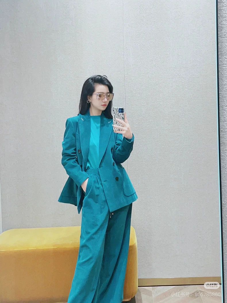 Max Mara Max Mara Main Line Hand Tailored Collection Suit Jacket Size XL / US 12-14 / IT 48-50 - 8 Thumbnail